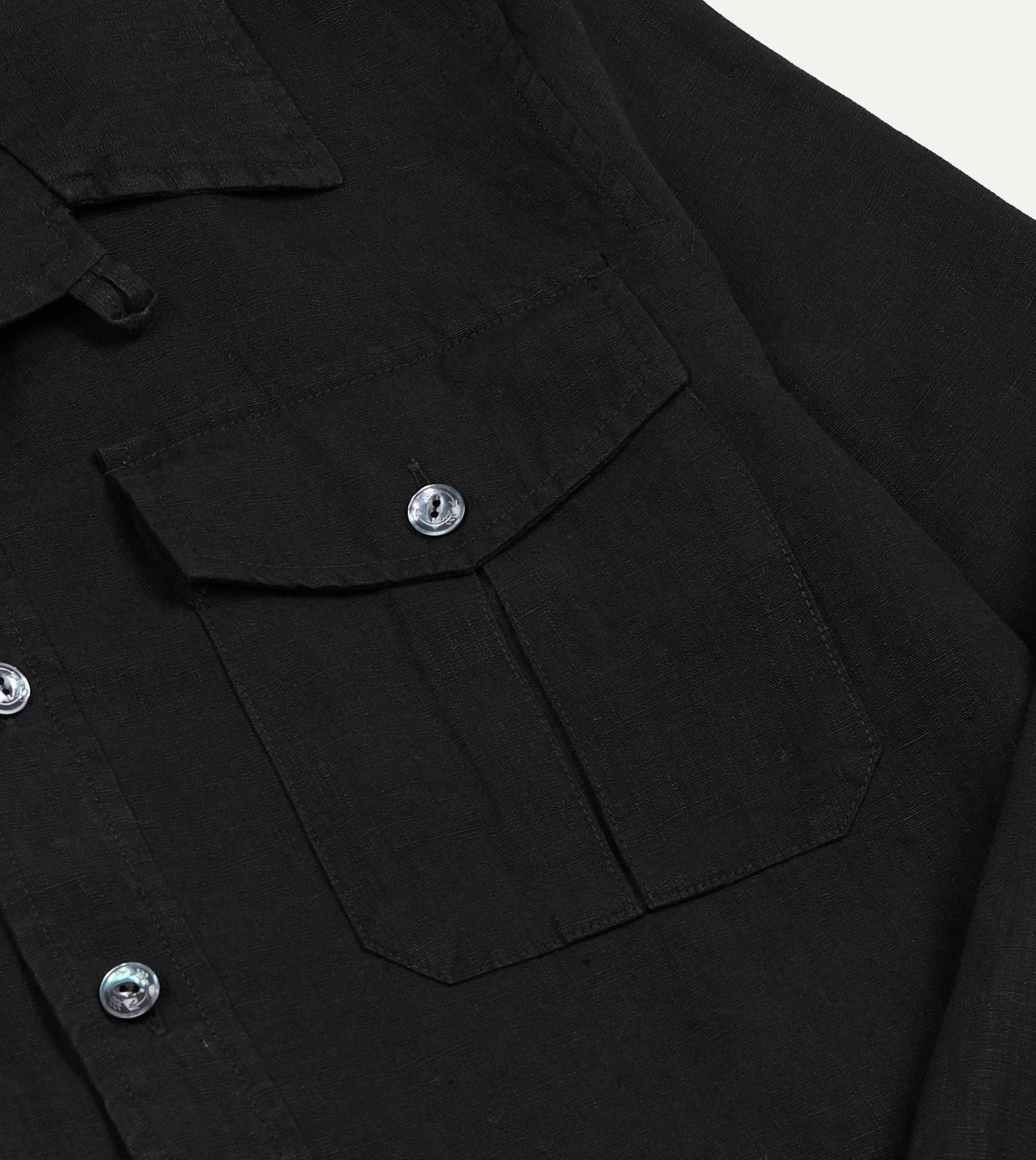 Black Linen Games Tunic - Image 4