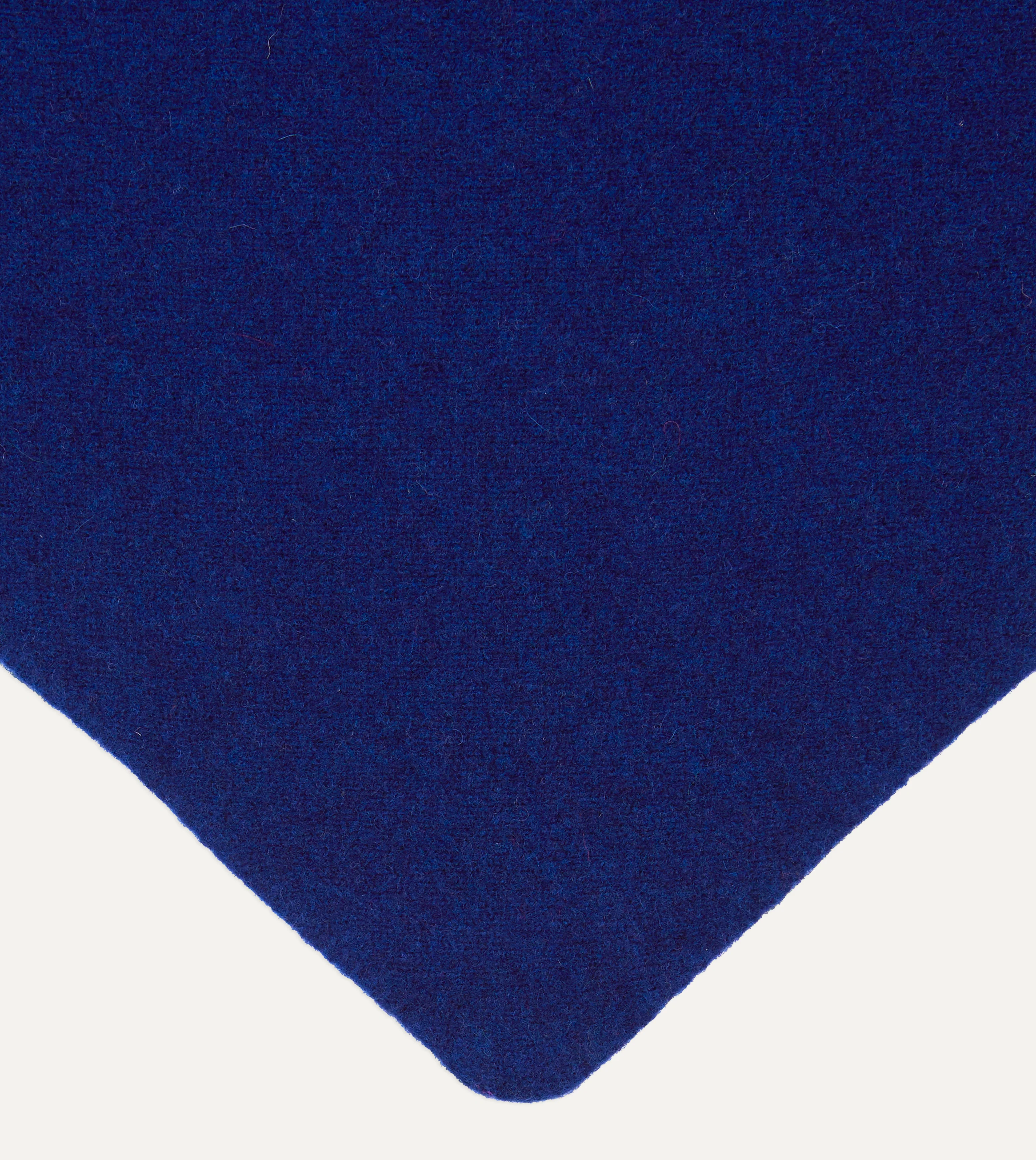 Blue Lambswool Triangle Neck Scarf - Image 3