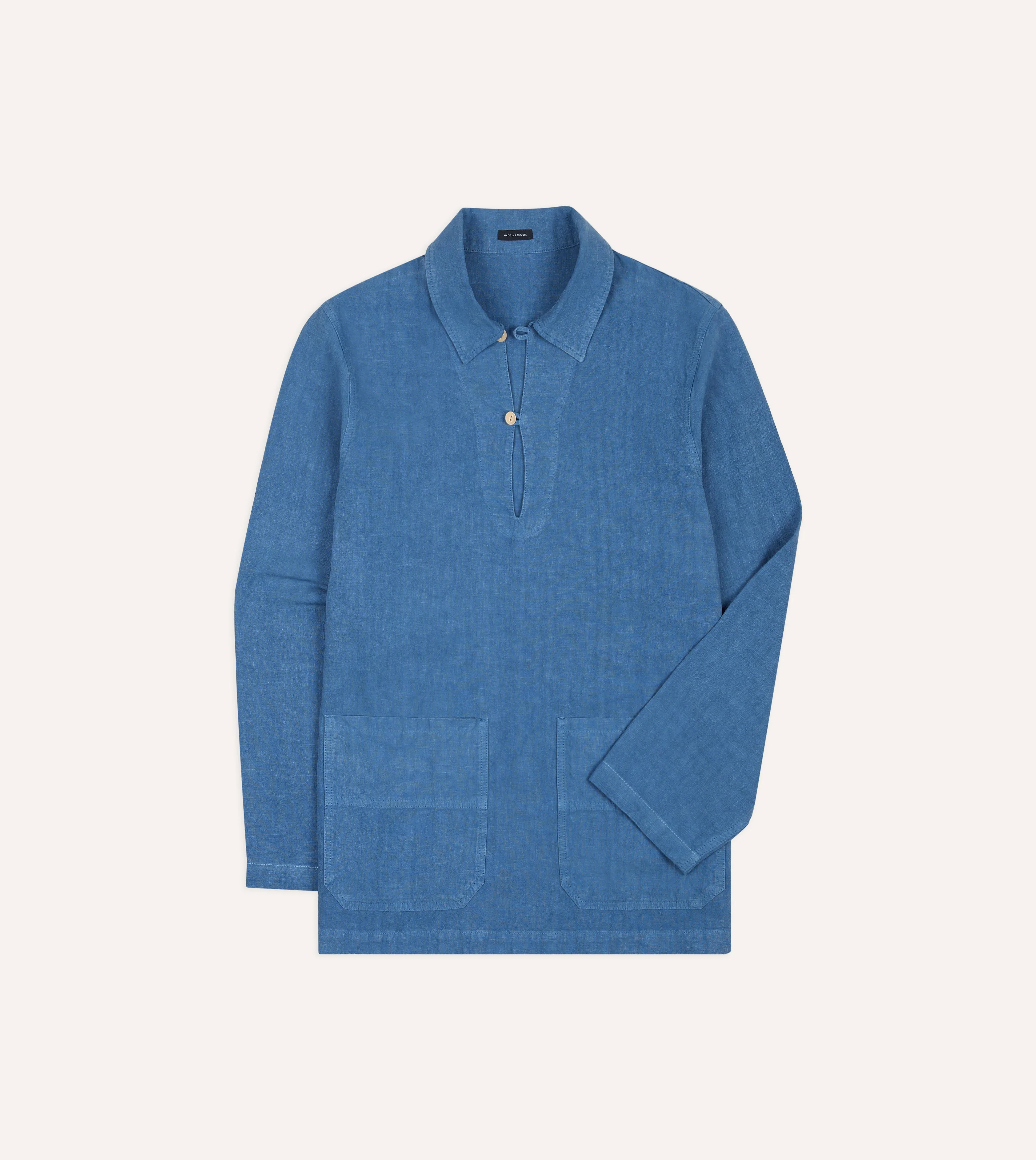 Blue Linen Smock - Image 2