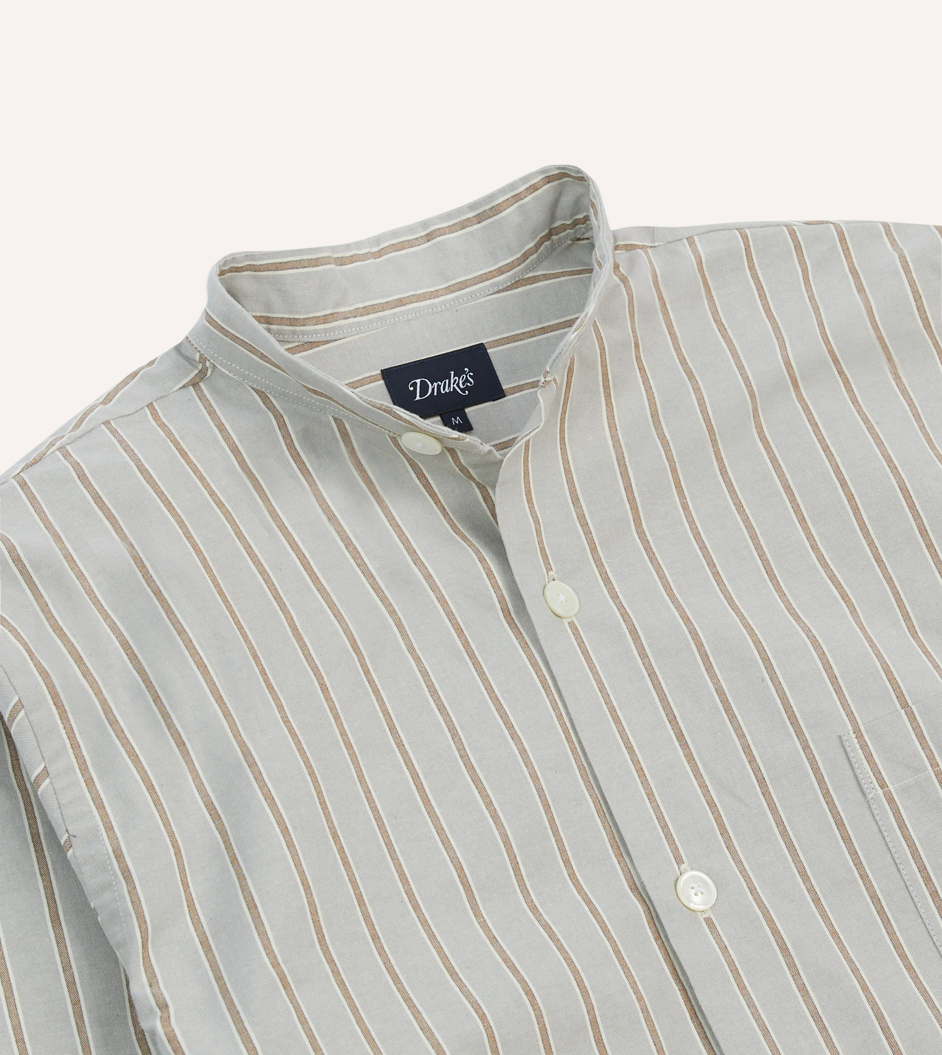 Blue Stripe Cotton Pyjama Set - Image 4