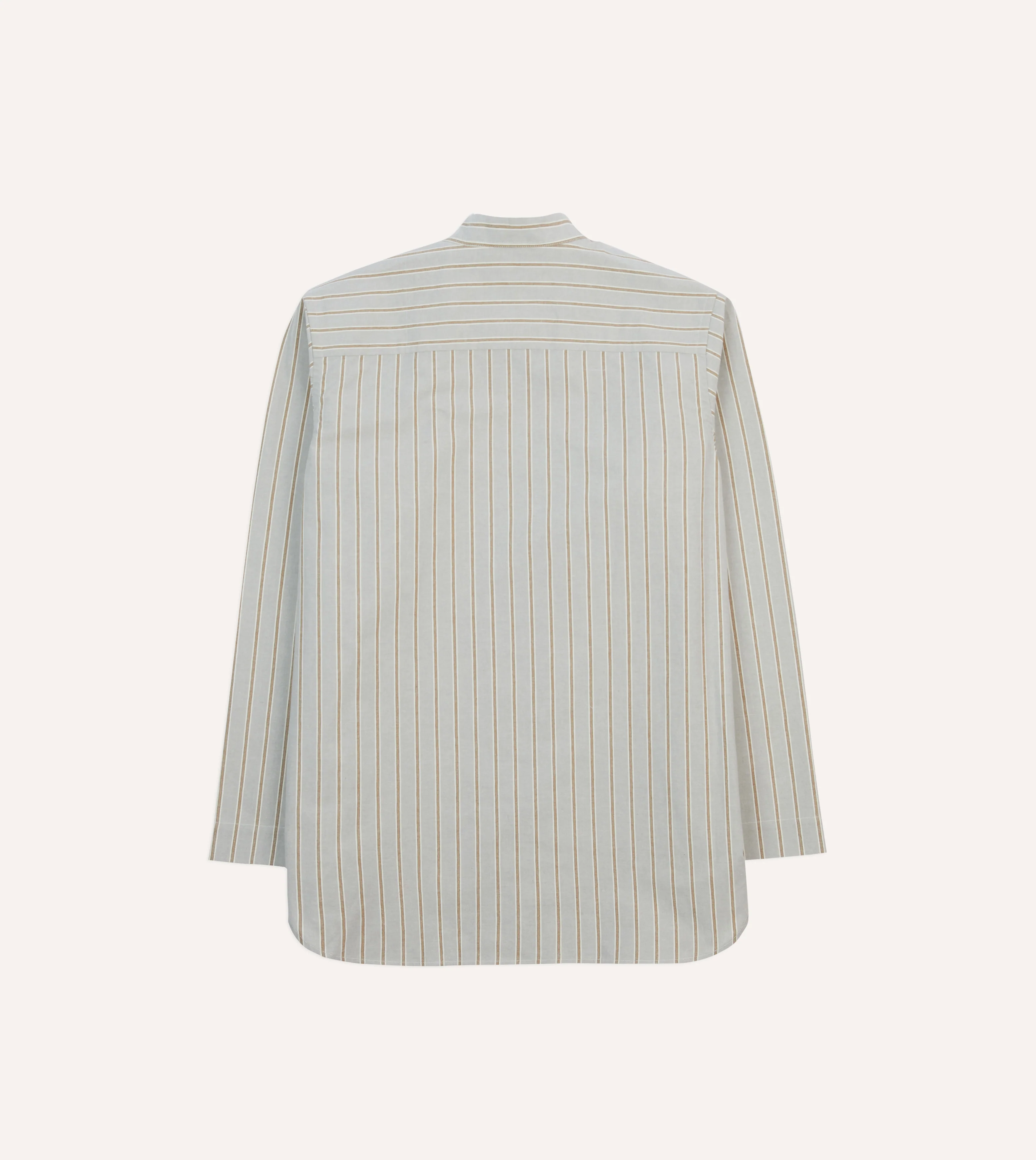 Blue Stripe Cotton Pyjama Set - Image 7