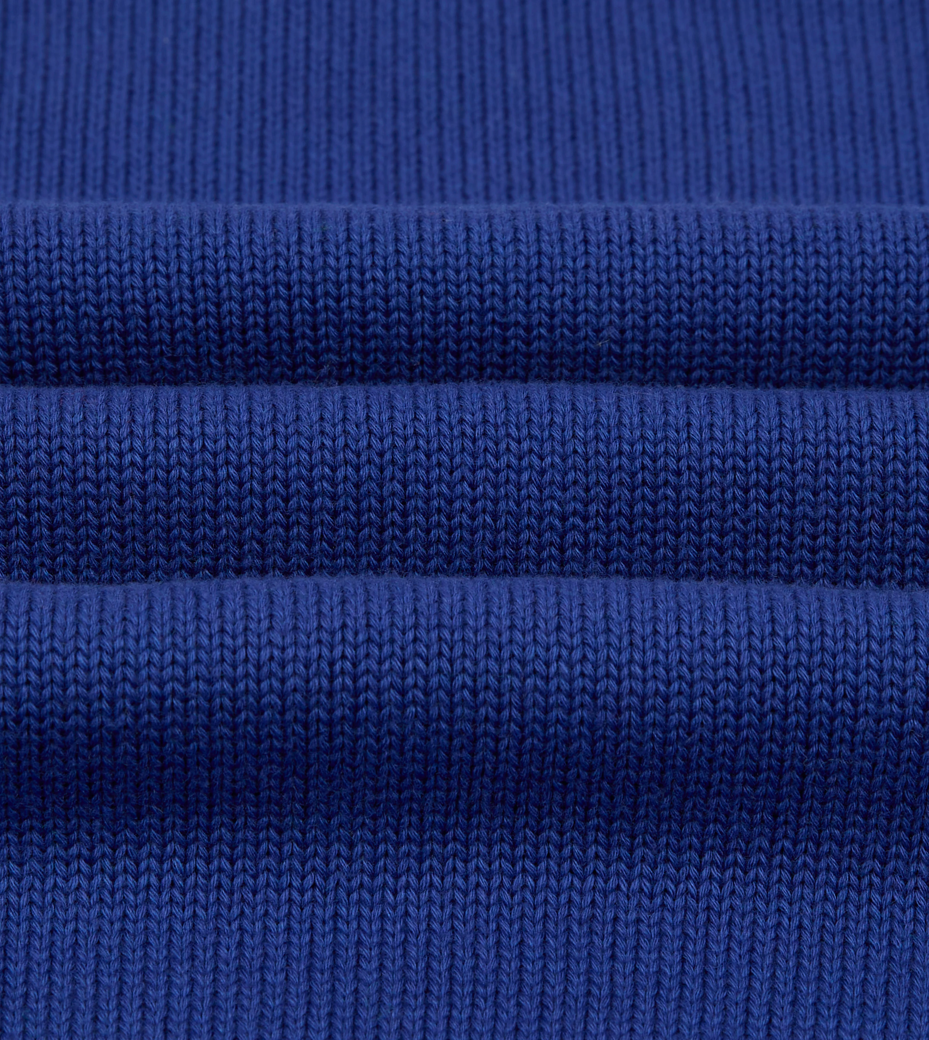Blue Wool-Cotton Knit Sweatshirt - Image 2
