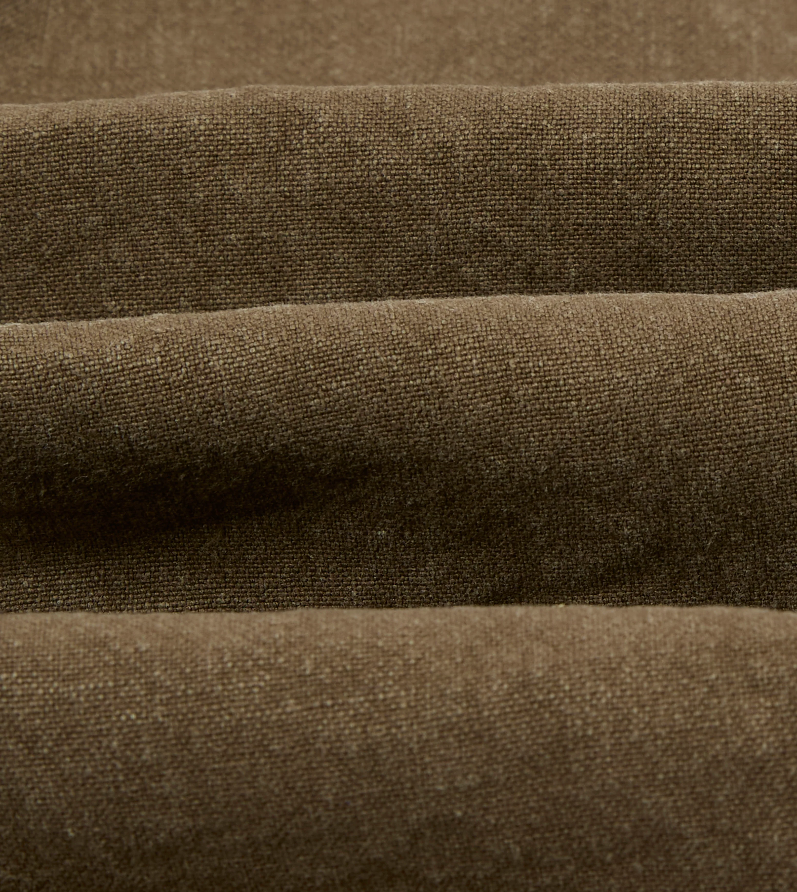Brown Linen Five-Pocket Chore Jacket - Image 3