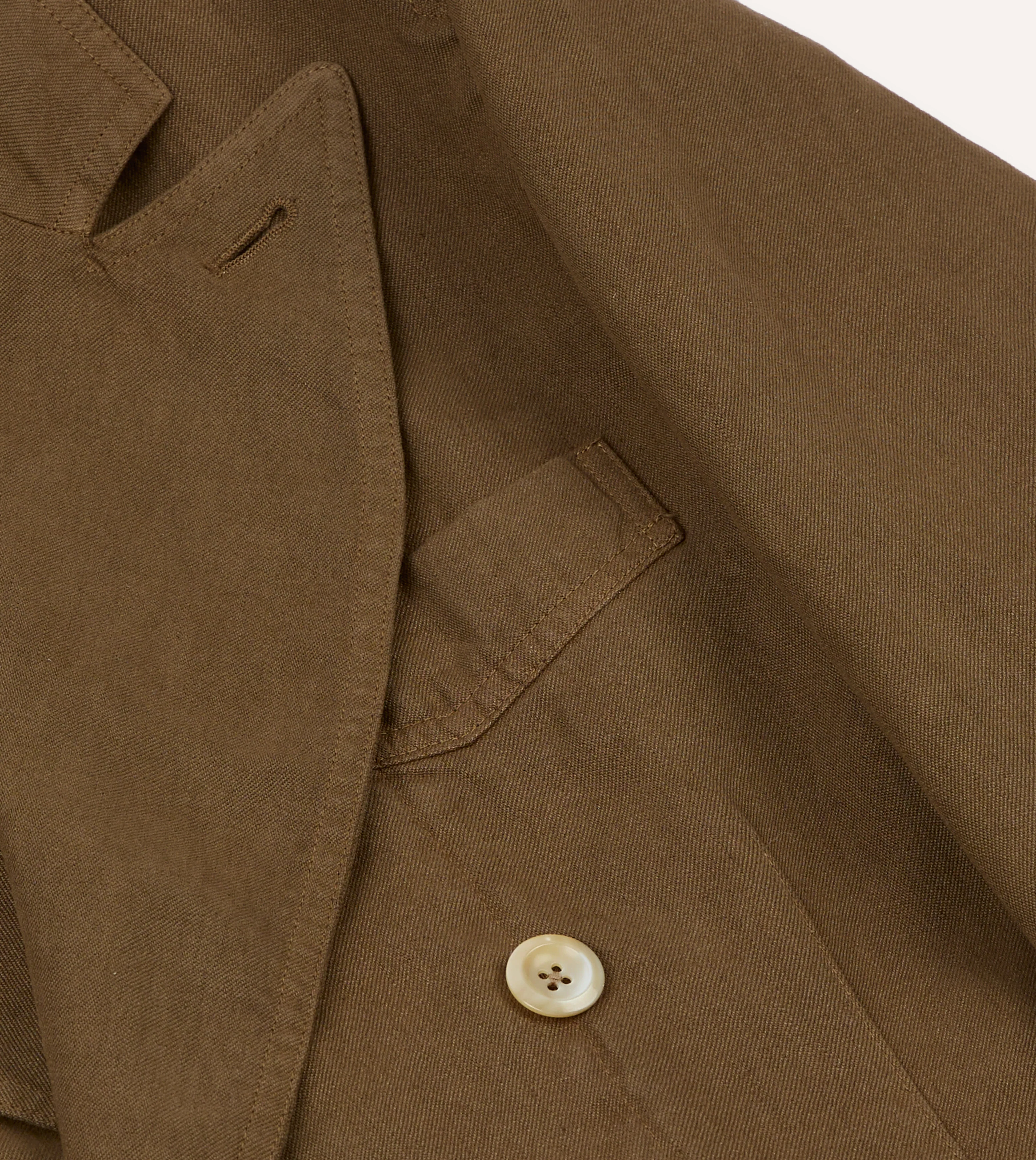 Brown Linen Gabardine Games Blazer Mk. III - Image 5