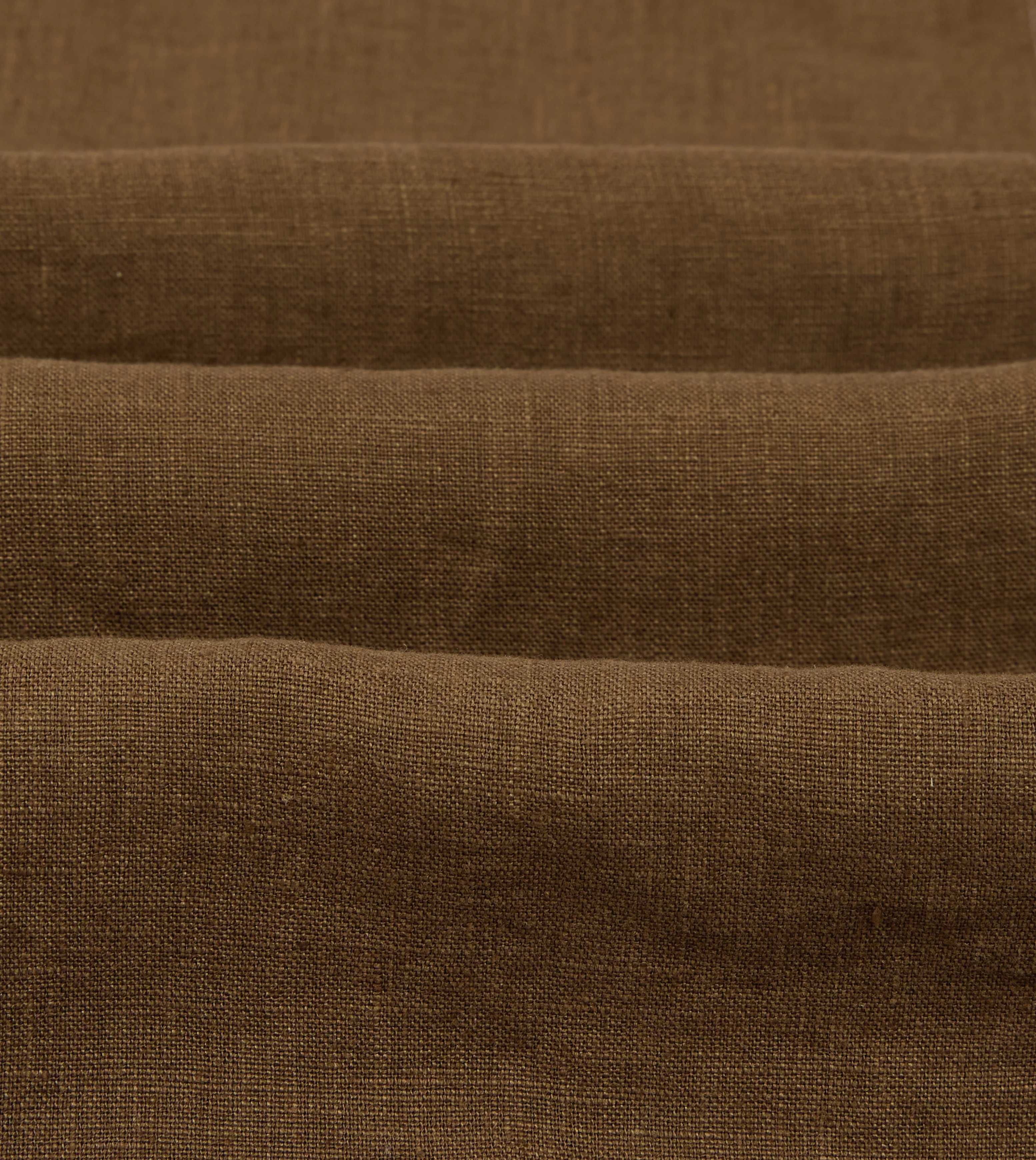 Brown Linen Two-Pocket Western Shirt - Image 4