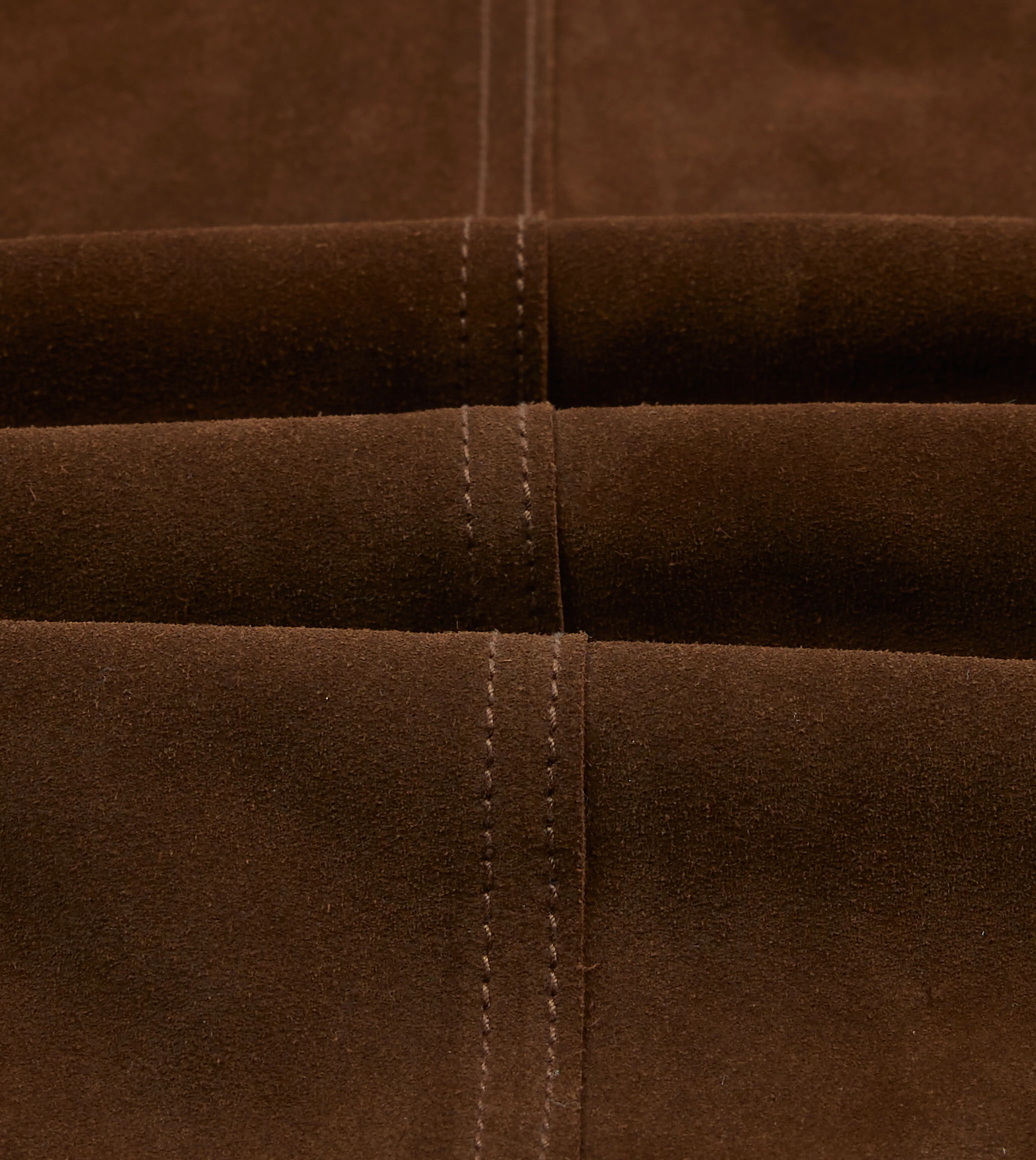 Brown Roughout Suede Overshirt - Image 2