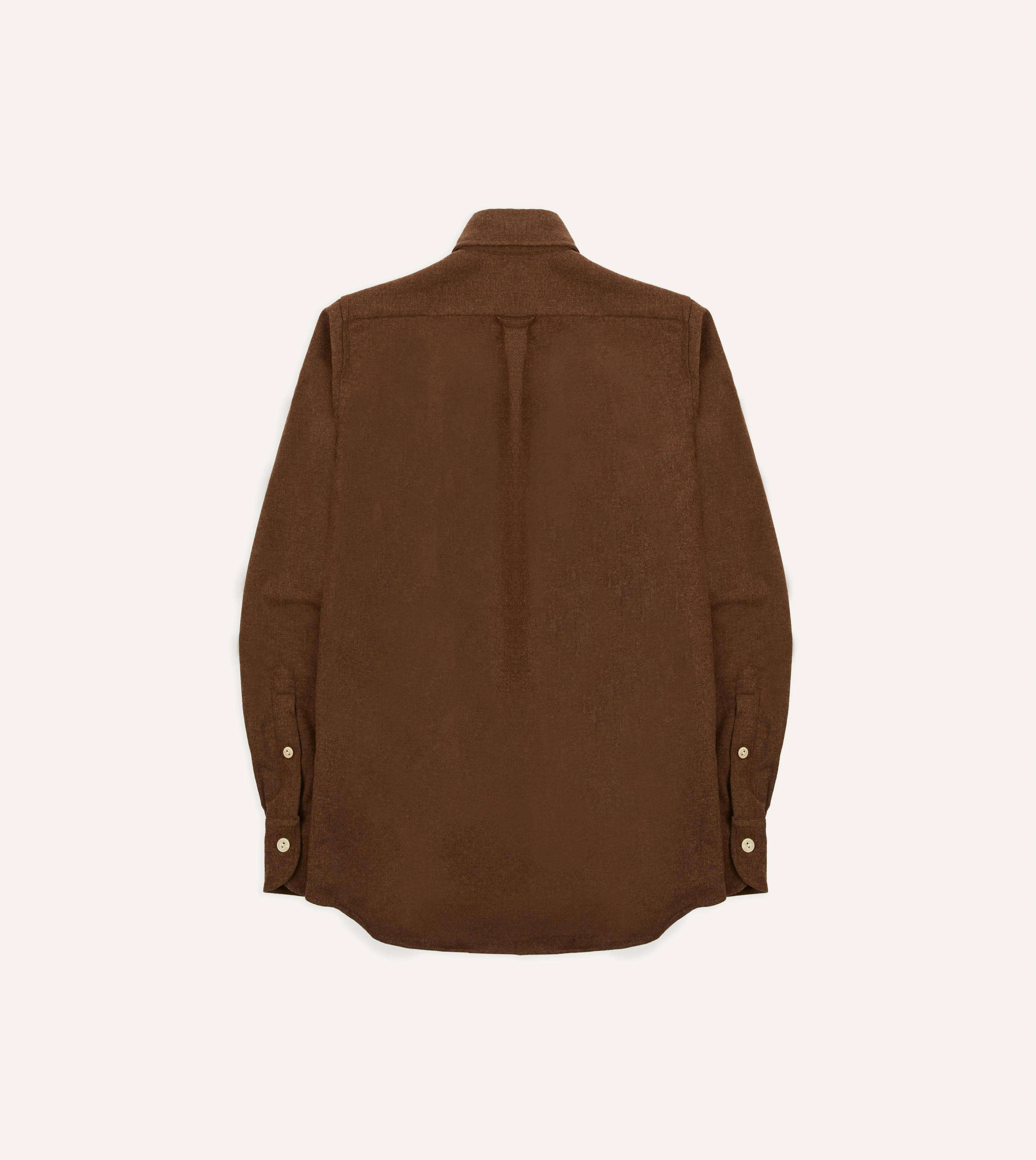 Brown Wool Two-Pocket Work Shirt - Image 6