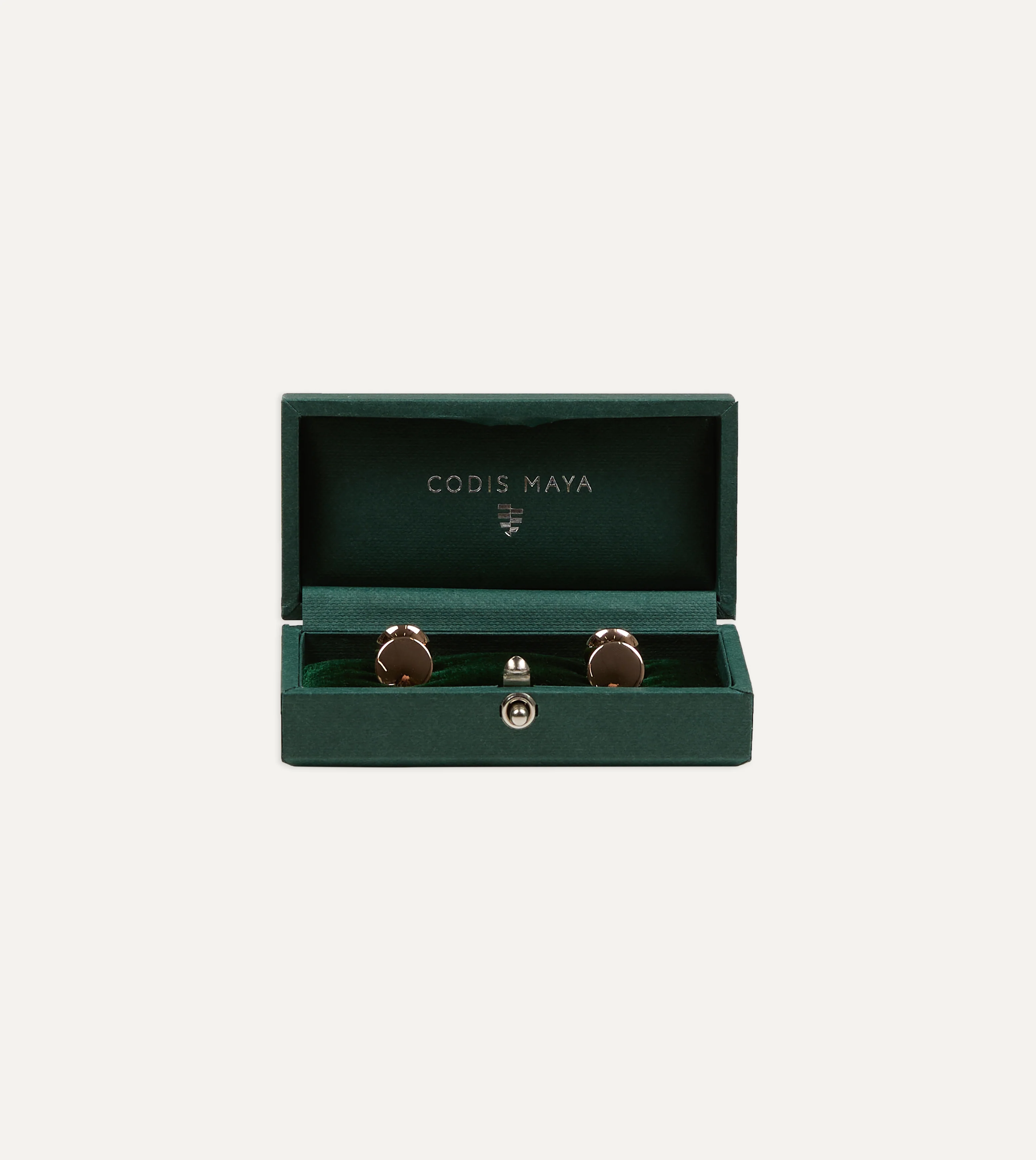 Codis Maya Rose Gold Bow Cufflinks - Image 2