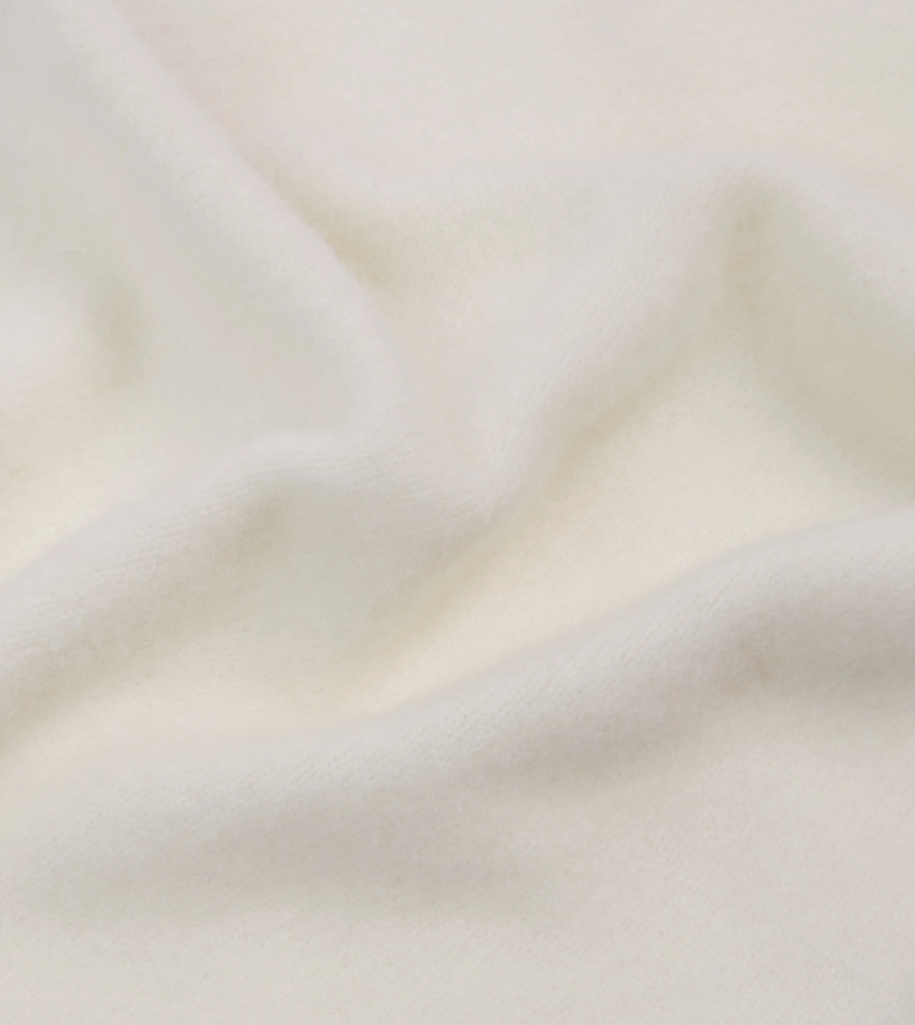 Ecru Lambswool Triangle Neck Scarf - Image 2