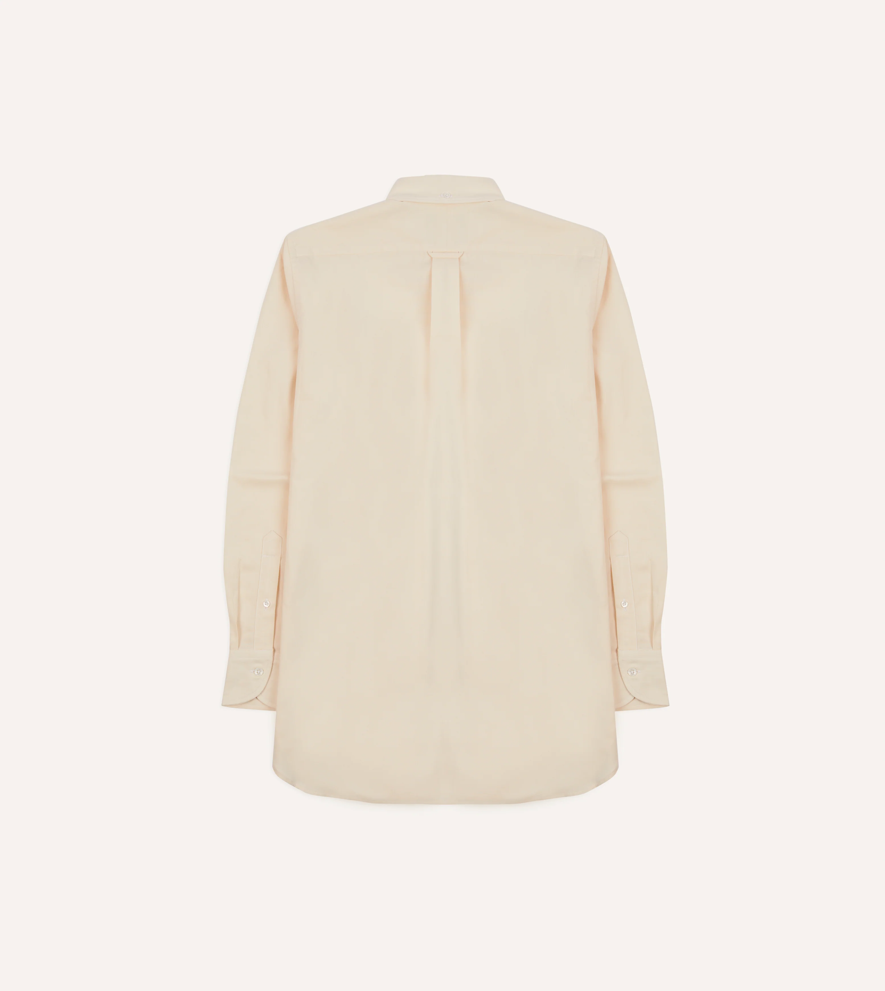 Ecru Pinpoint Oxford Cotton Cloth Button-Down Shirt - Image 6