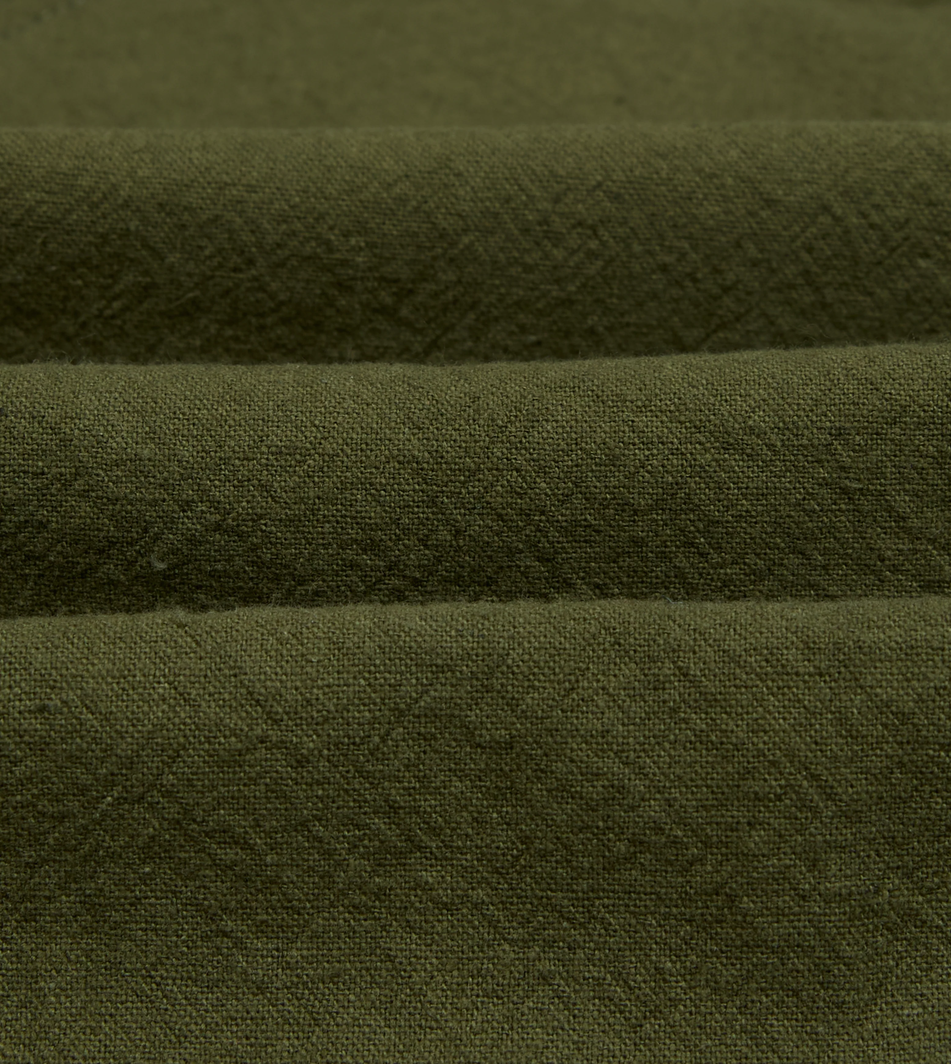 Green Cotton-Linen Raglan Work Coat - Image 2