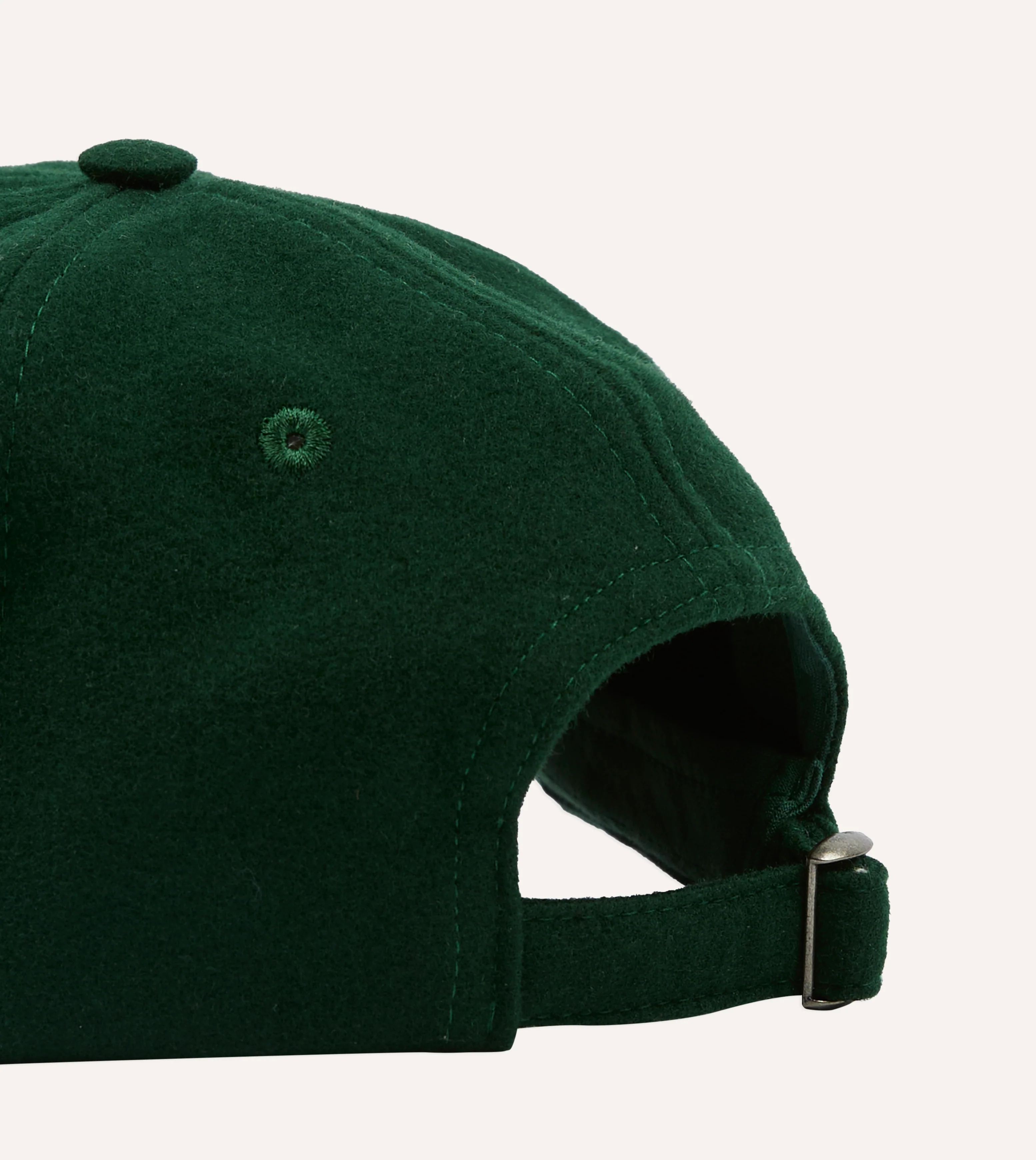 Green 'Tea Time' Wool Baseball Cap - Image 2