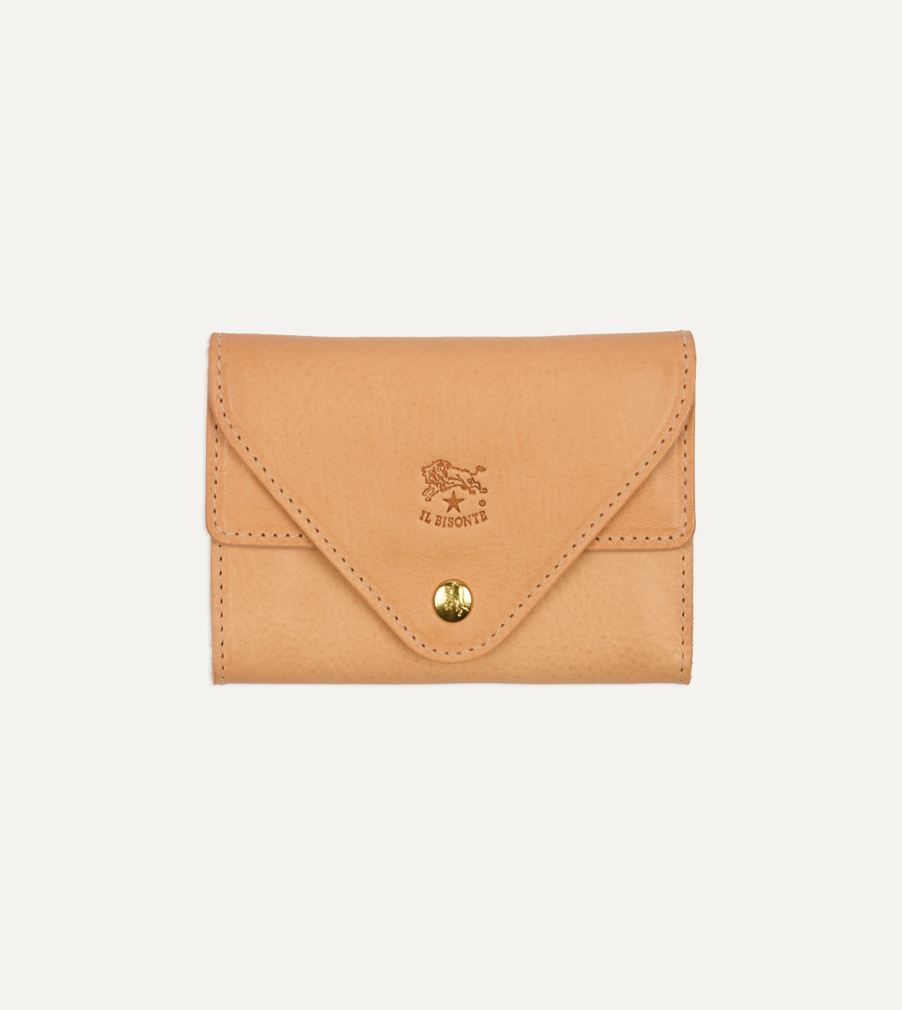 Il Bisonte Leather Double Fold Card Case