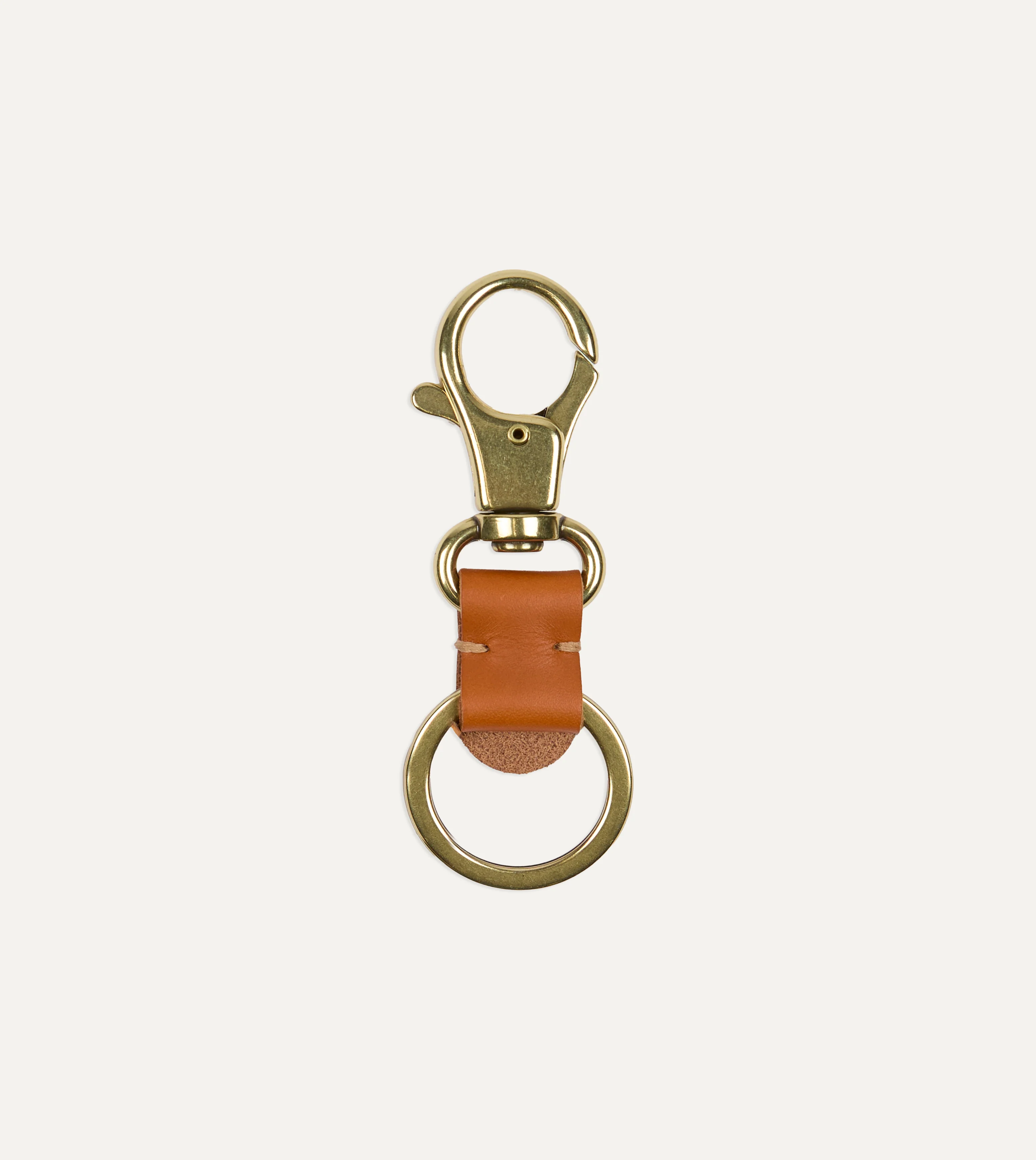 Il Bisonte Leather Key Clip - Image 2