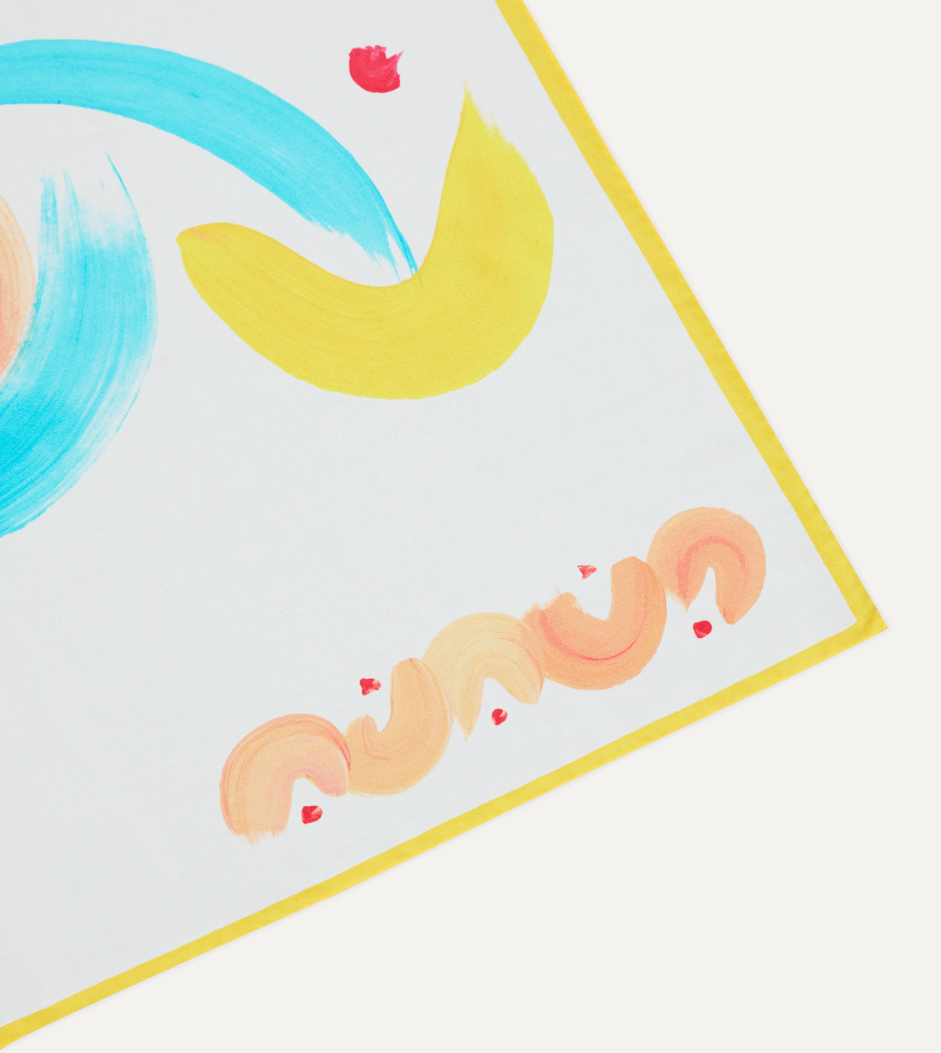 Mayumi Y. for Drake’s Brush Print Silk Bandana - Image 5