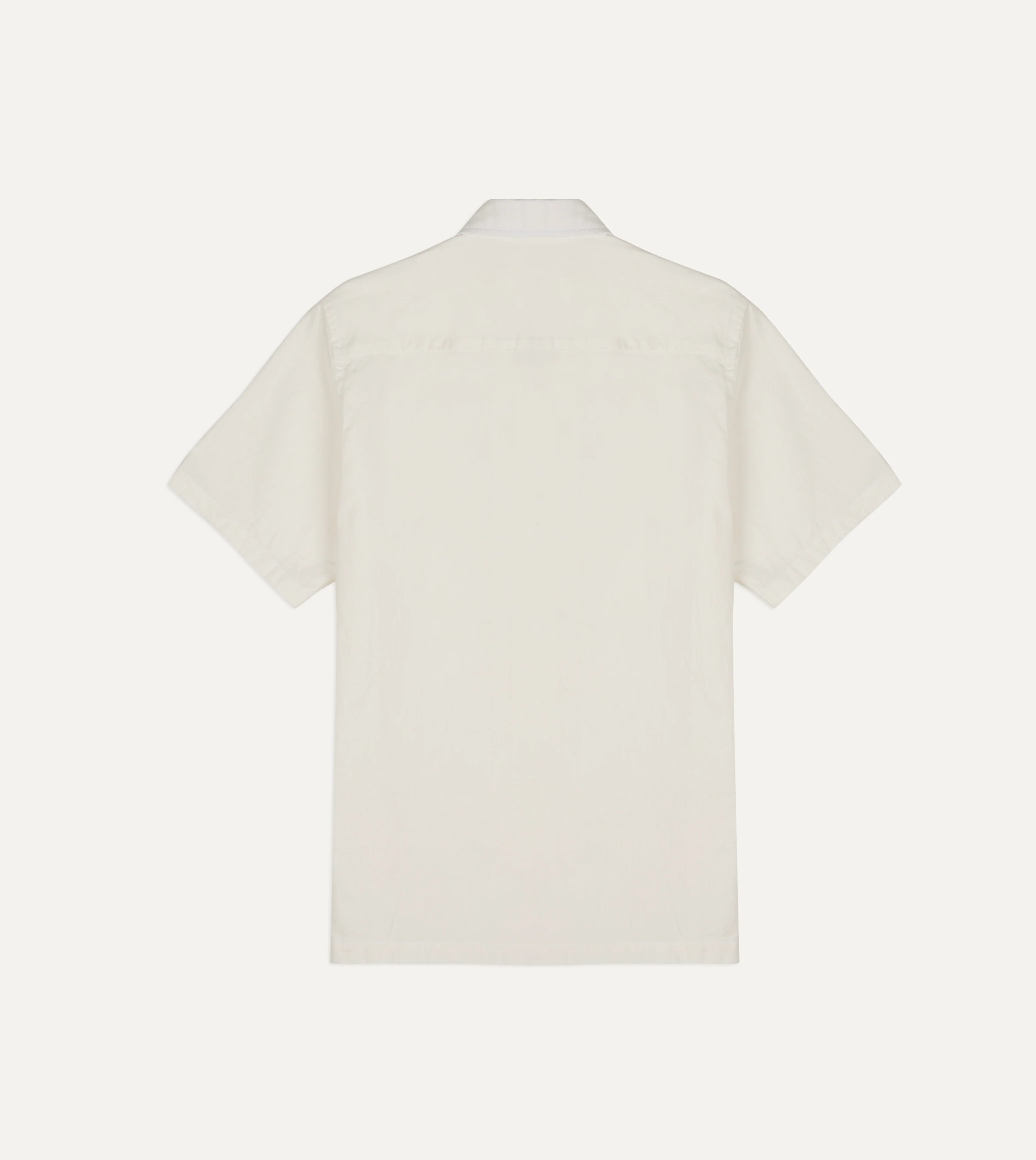 Mayumi Y. for Drake’s Embroidered Cotton-Linen Camp Collar Short Sleeve Shirt - Image 6