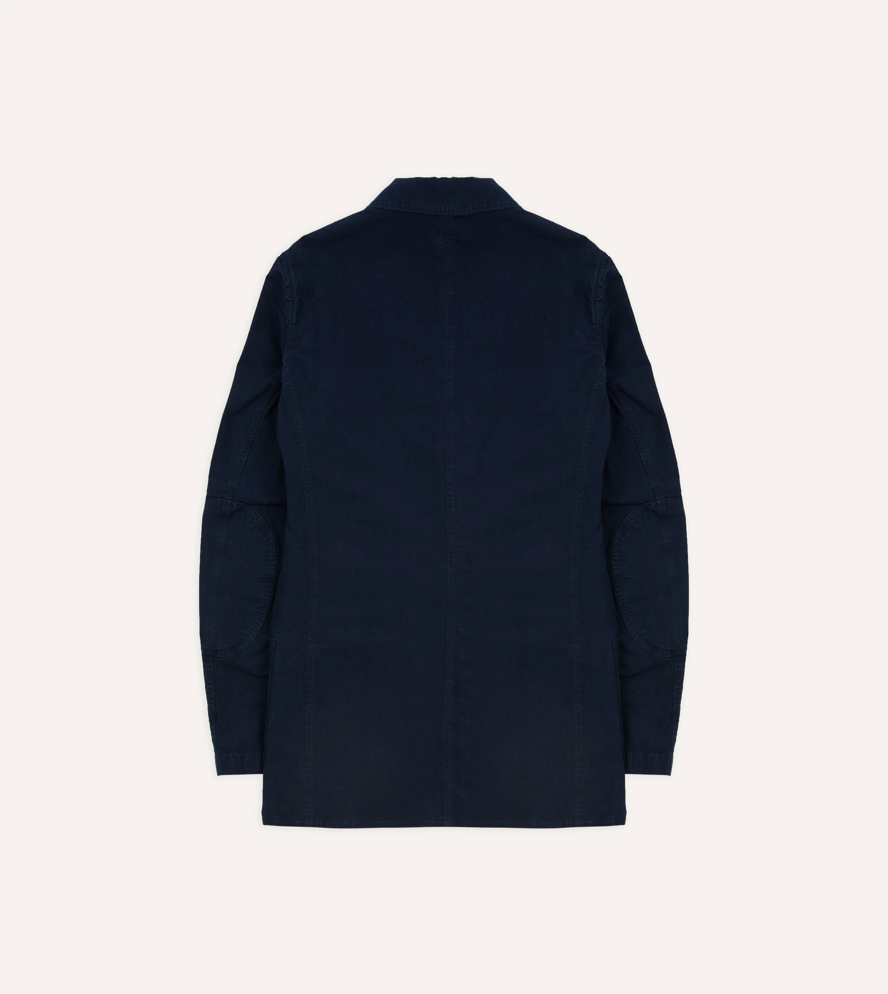 Navy Cotton-Linen Double Layer Games Blazer - Image 8