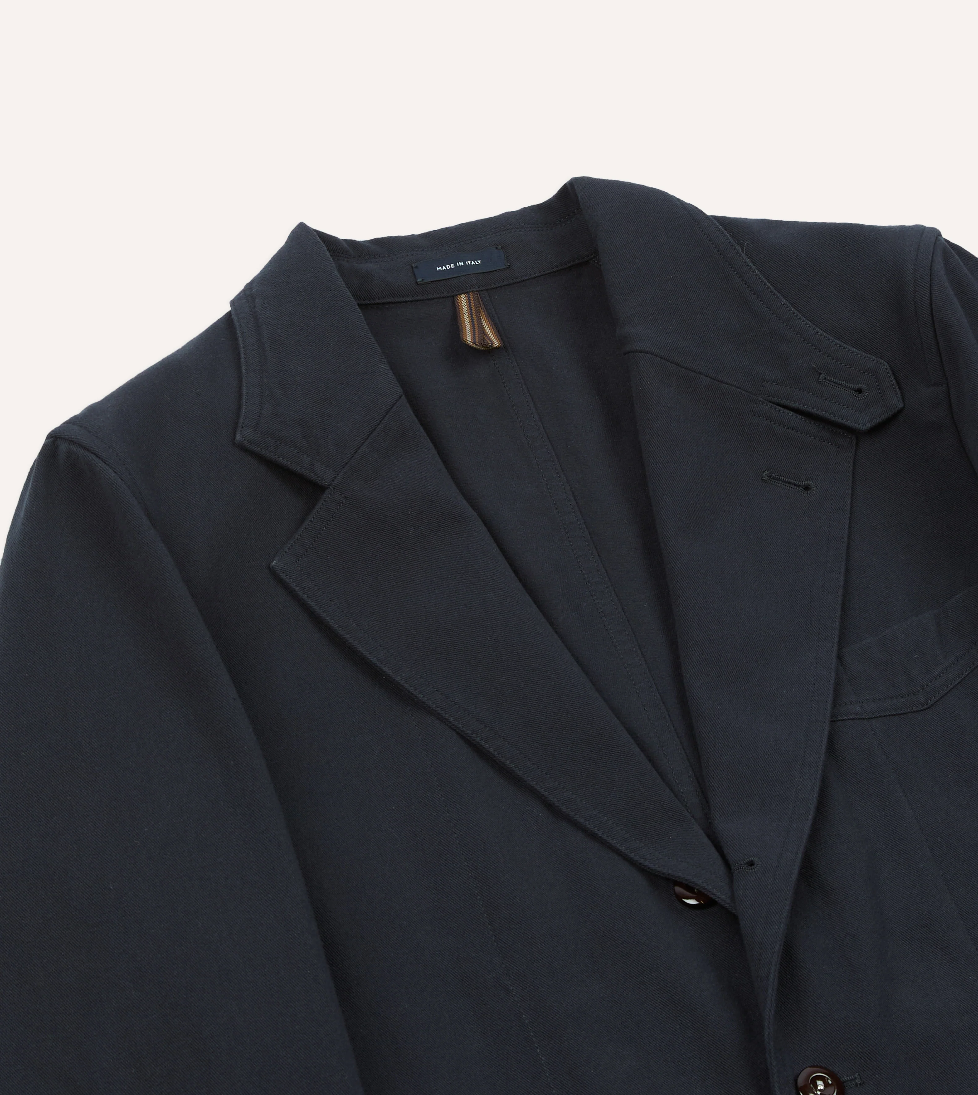 Navy Cotton Twill Field Games Blazer - Image 4