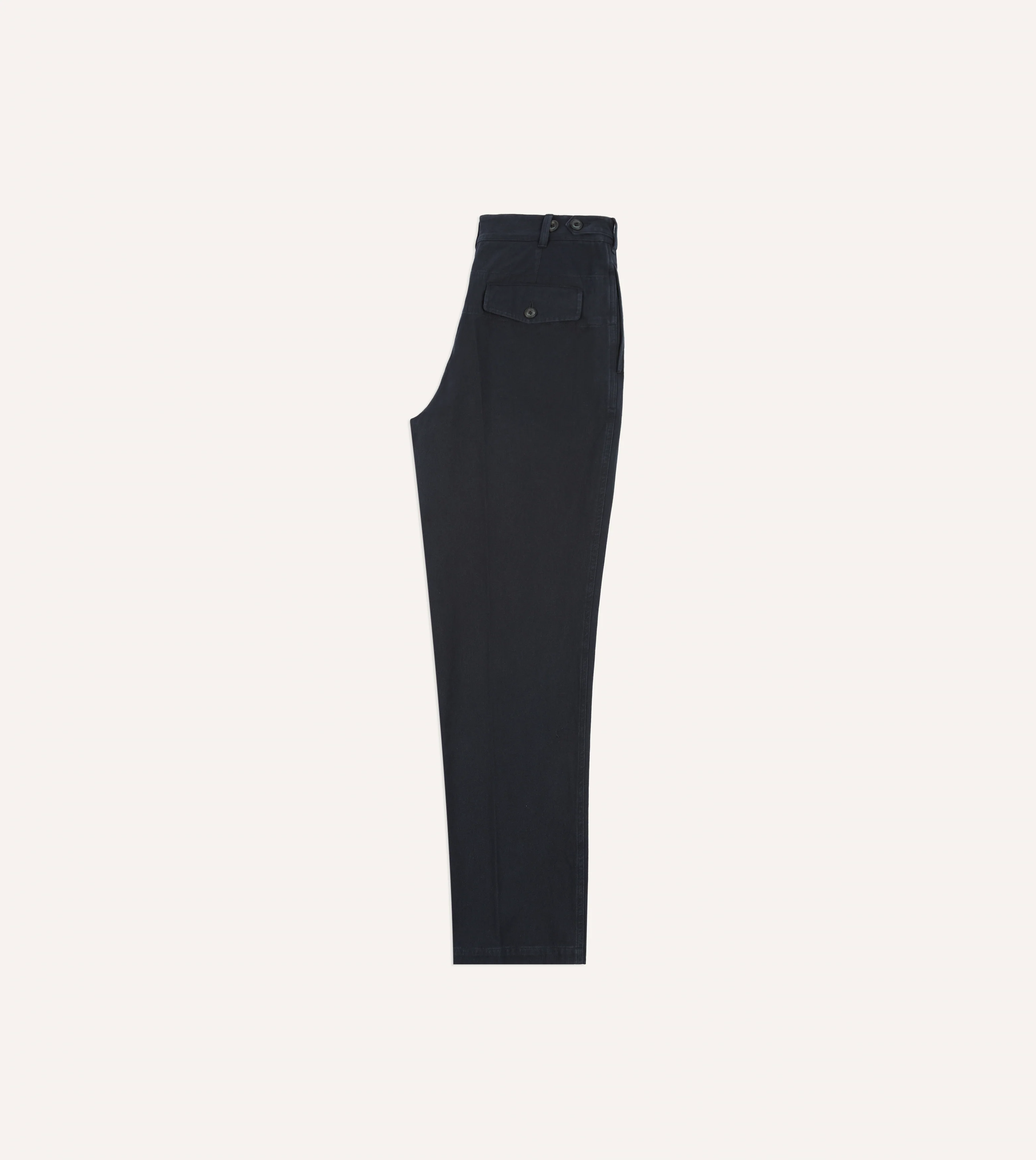 Navy Cotton Twill Field Games Trouser - Image 6