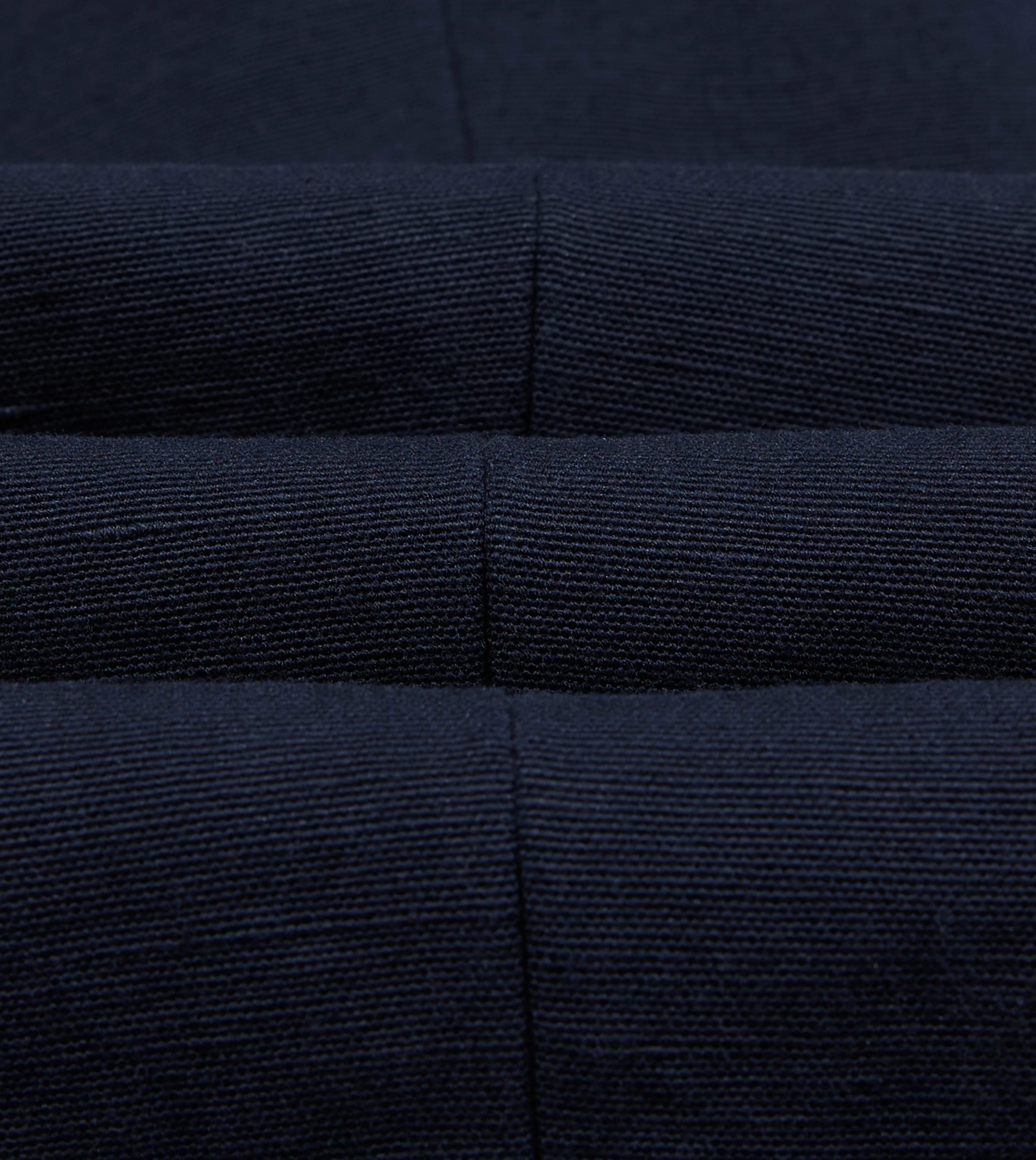 Navy Linen-Cotton Single-Pleat Trouser - Image 2
