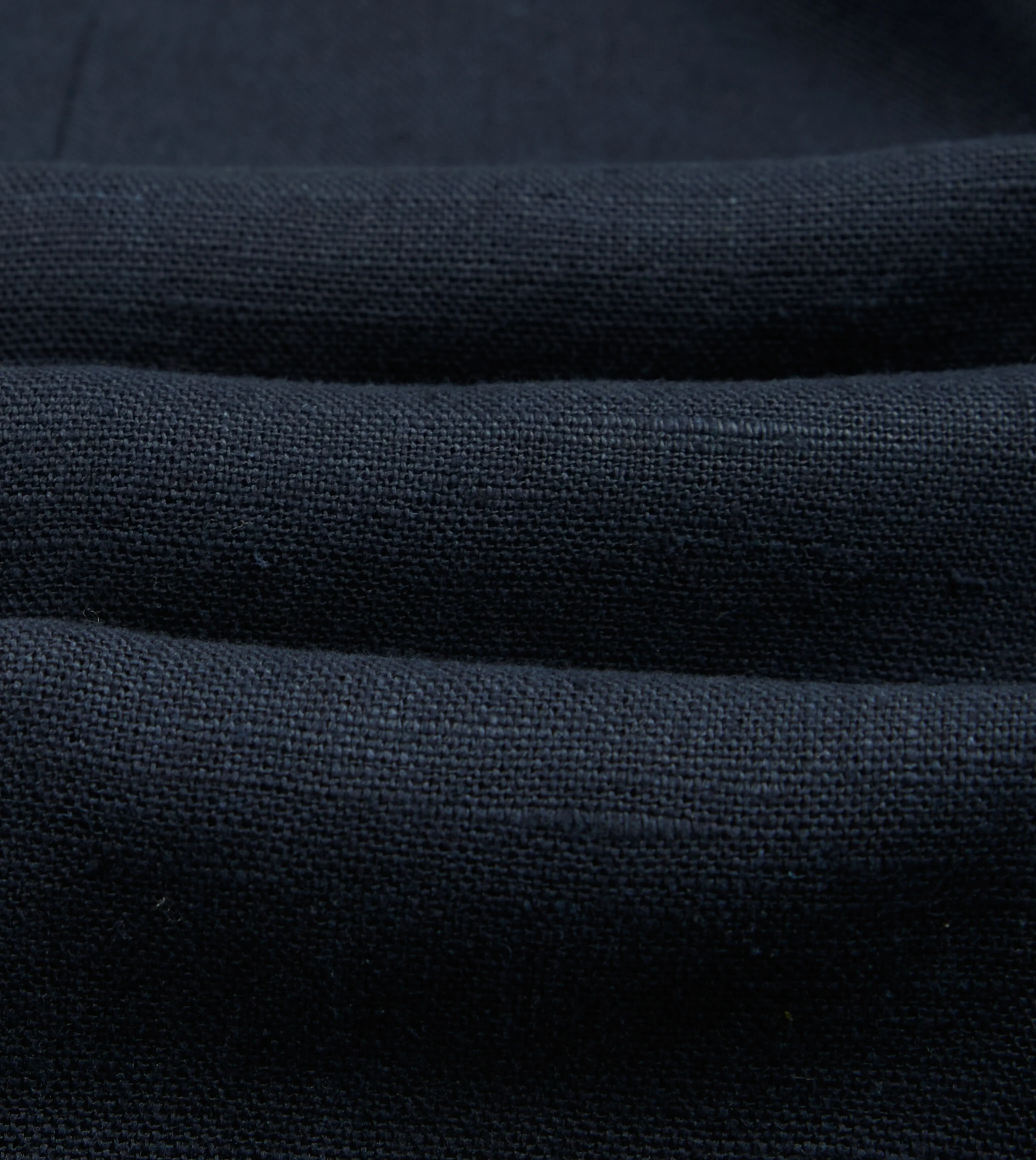 Navy Linen Tailored Jacket - Image 3