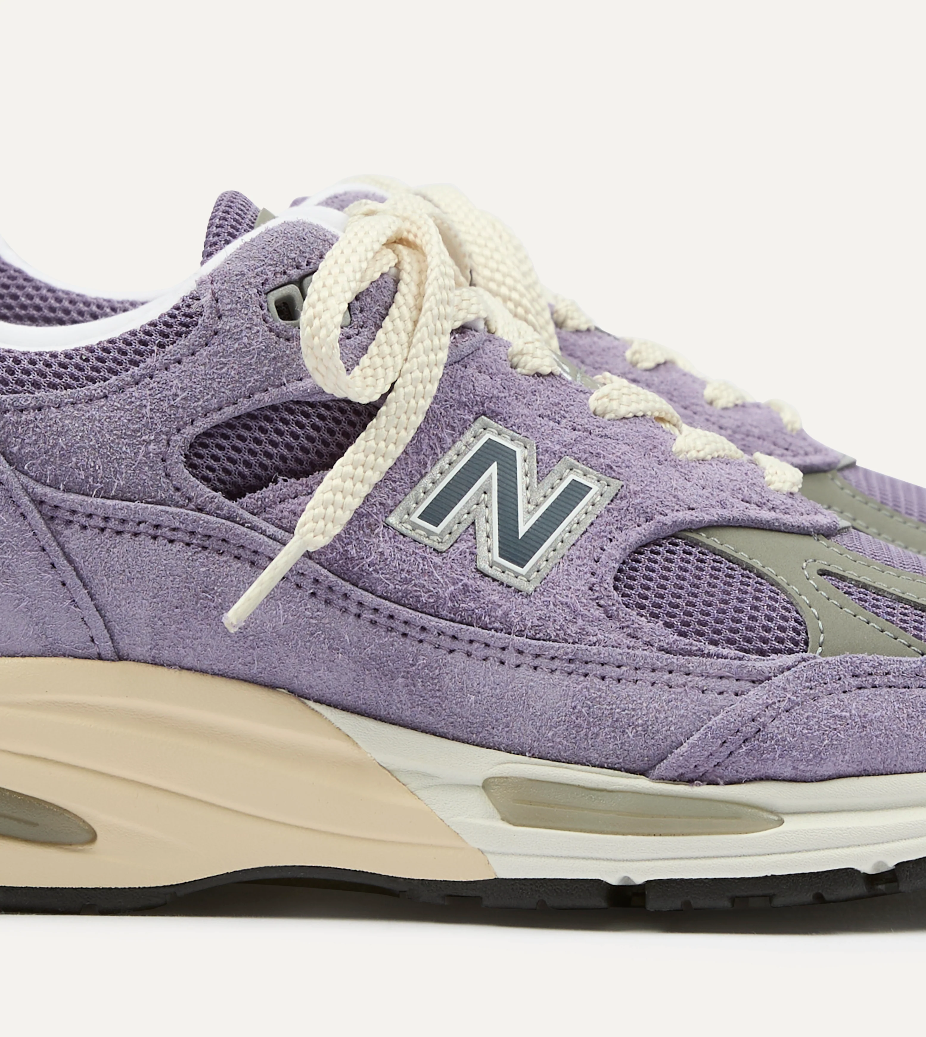 New Balance Purple Sage 'Grounded Pastels' Made in UK 991v2 Trainers - Image 3