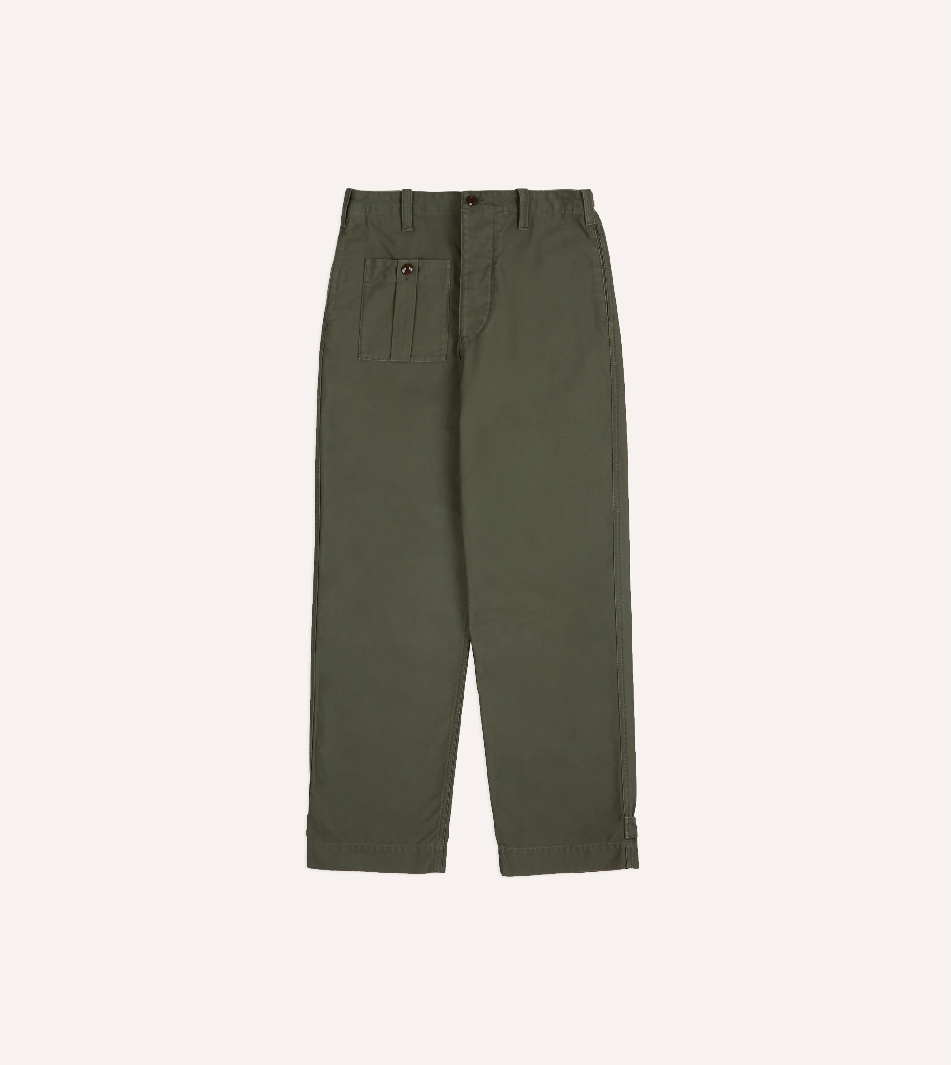 Olive Drab Cotton Fatigue Trouser - Image 3