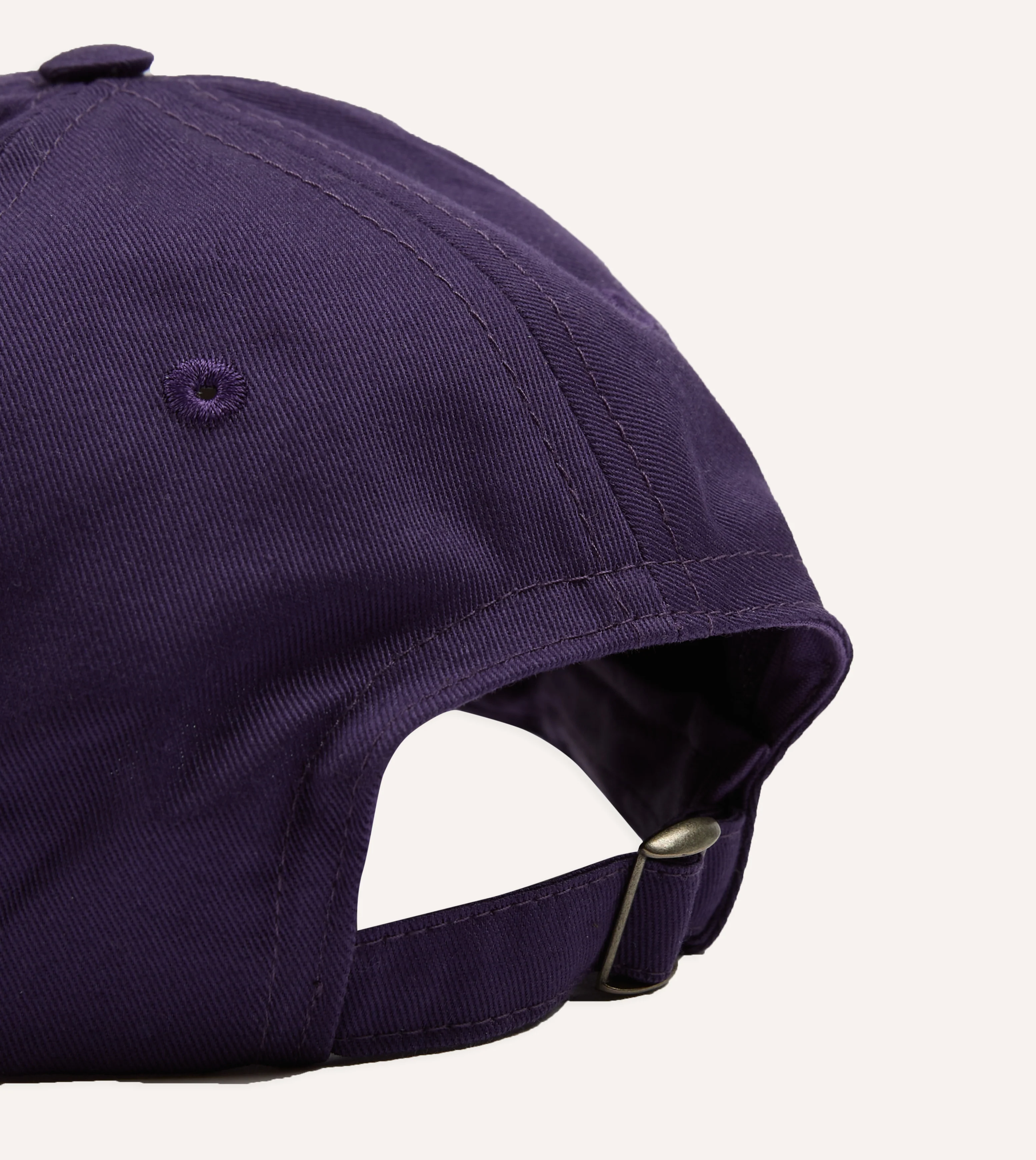 Purple 'Psycha Flower' Cotton Twill Baseball Cap - Image 2