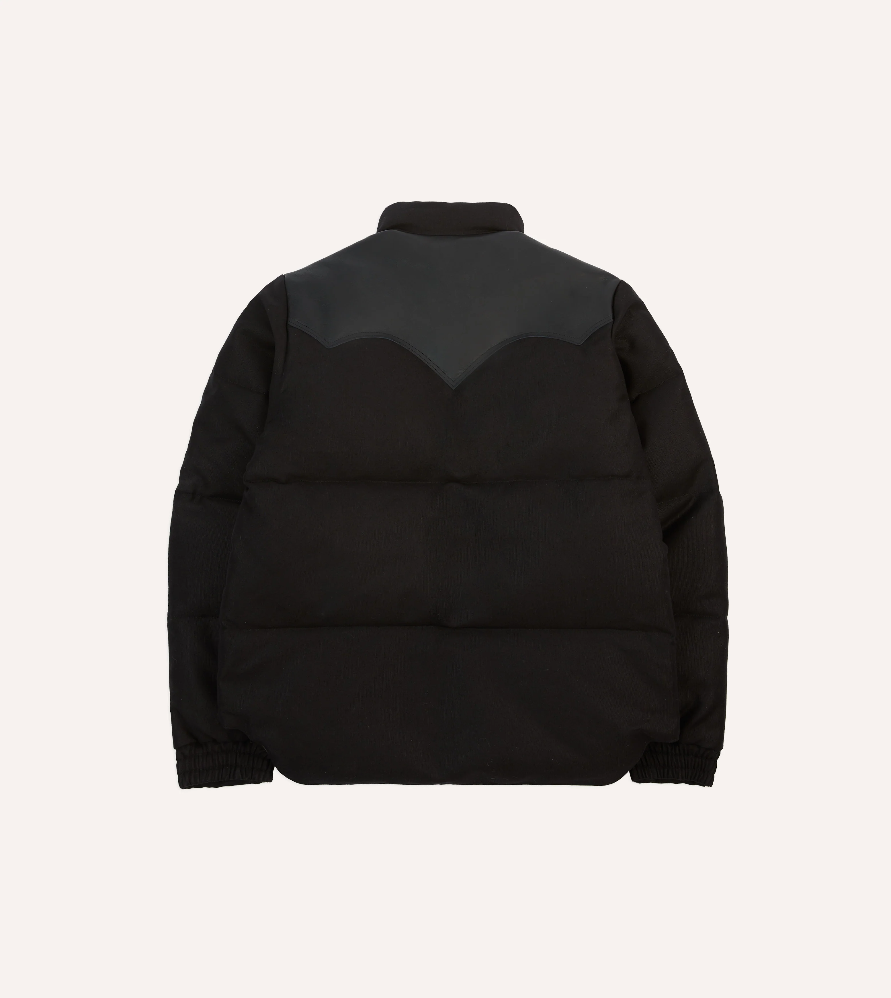 Rocky Mountain Featherbed for Drake's Black Cotton Christy Down Jacket - Image 8