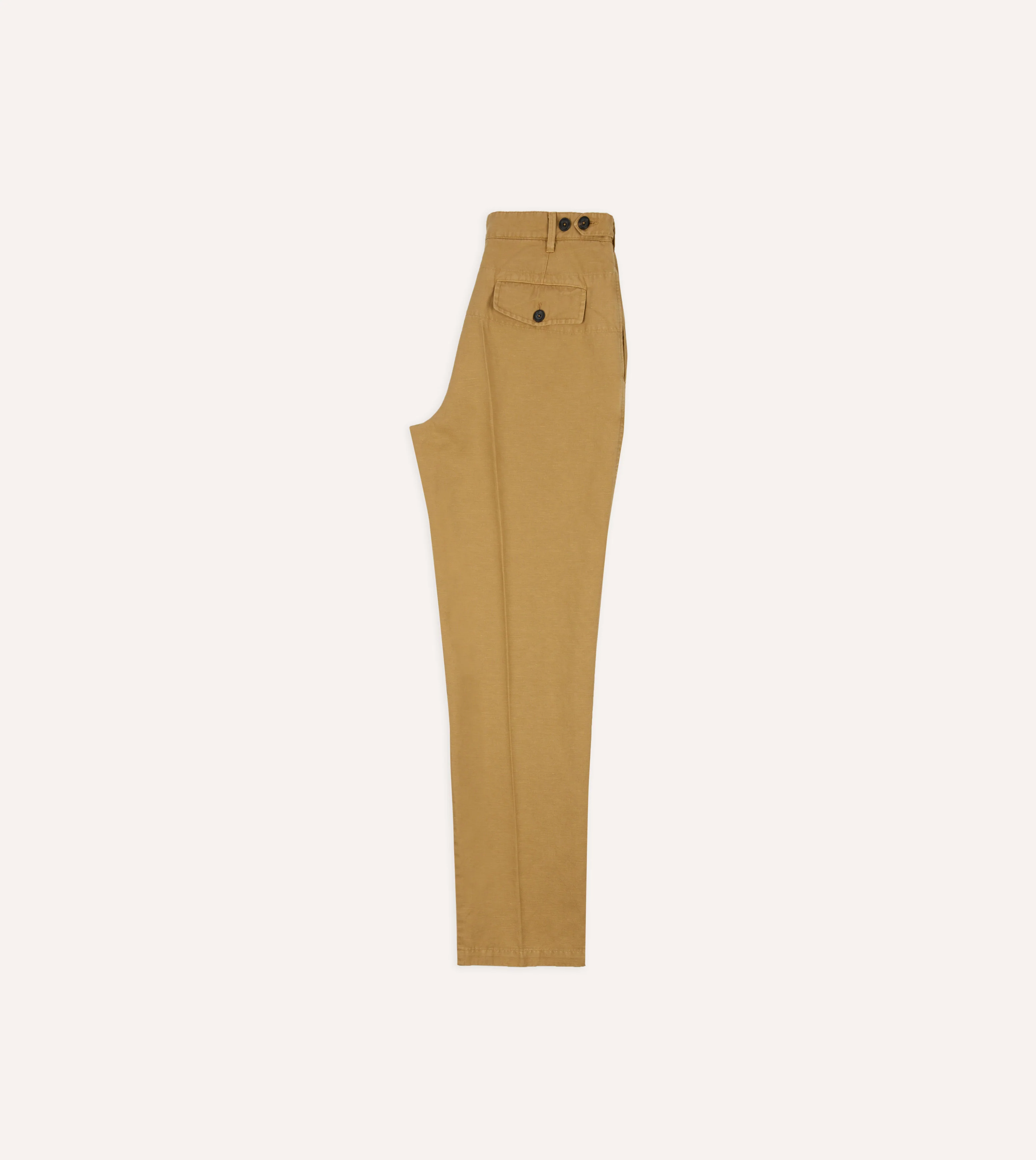 Sand Cotton-Linen Games Trouser - Image 6
