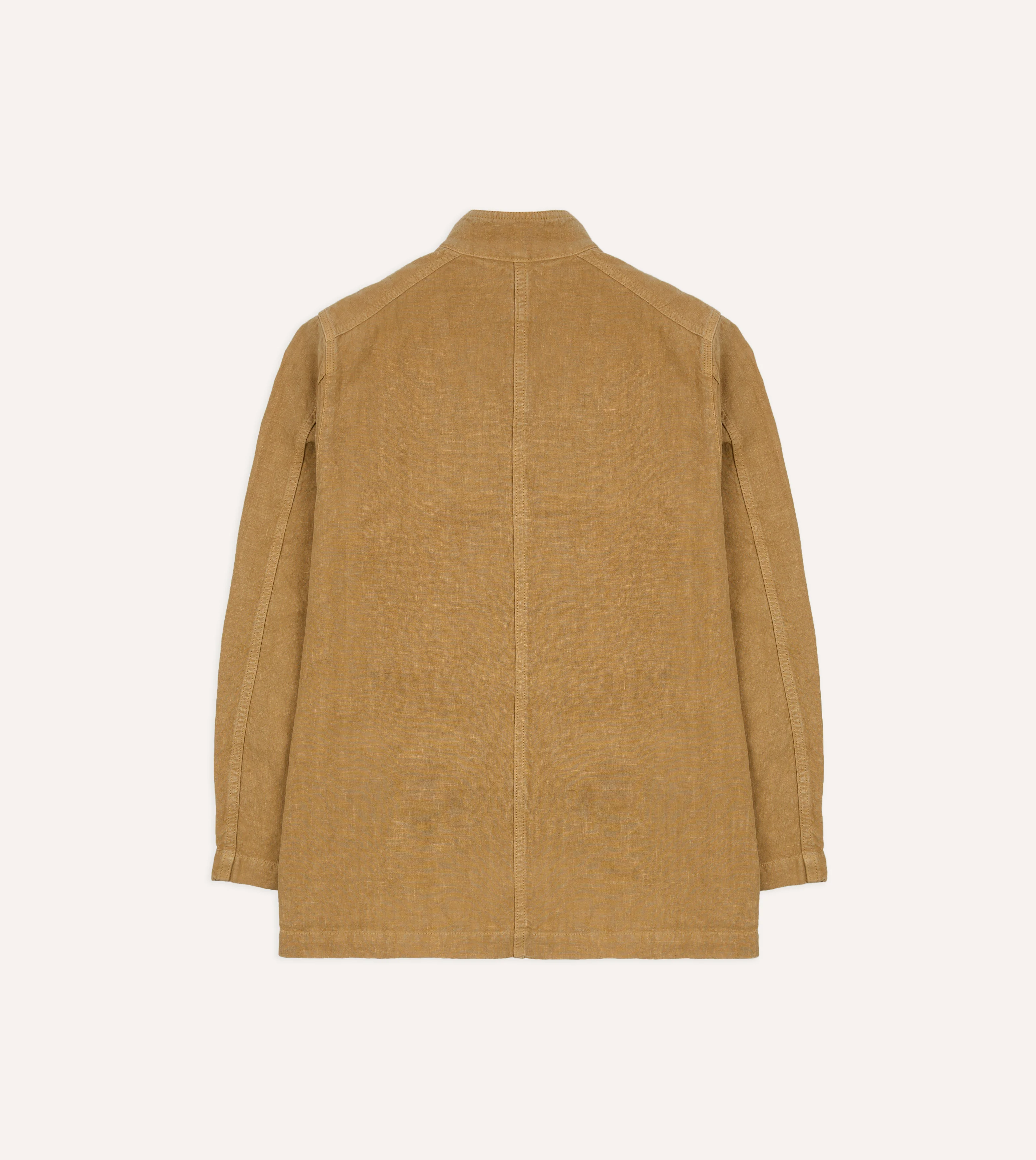 Sand Linen Forestière Jacket - Image 9