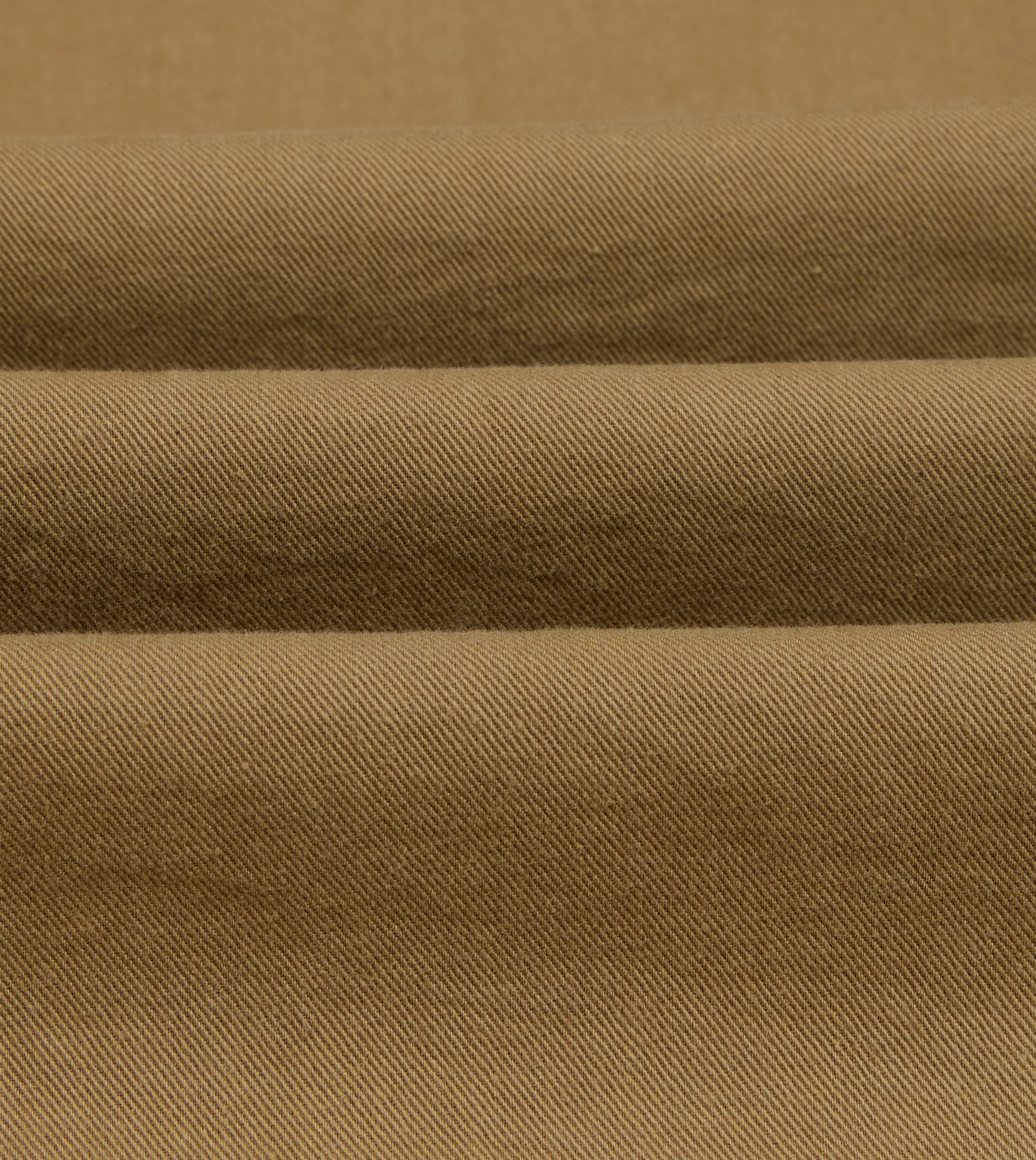 Tan Cotton Twill Fatigue Jacket - Image 2