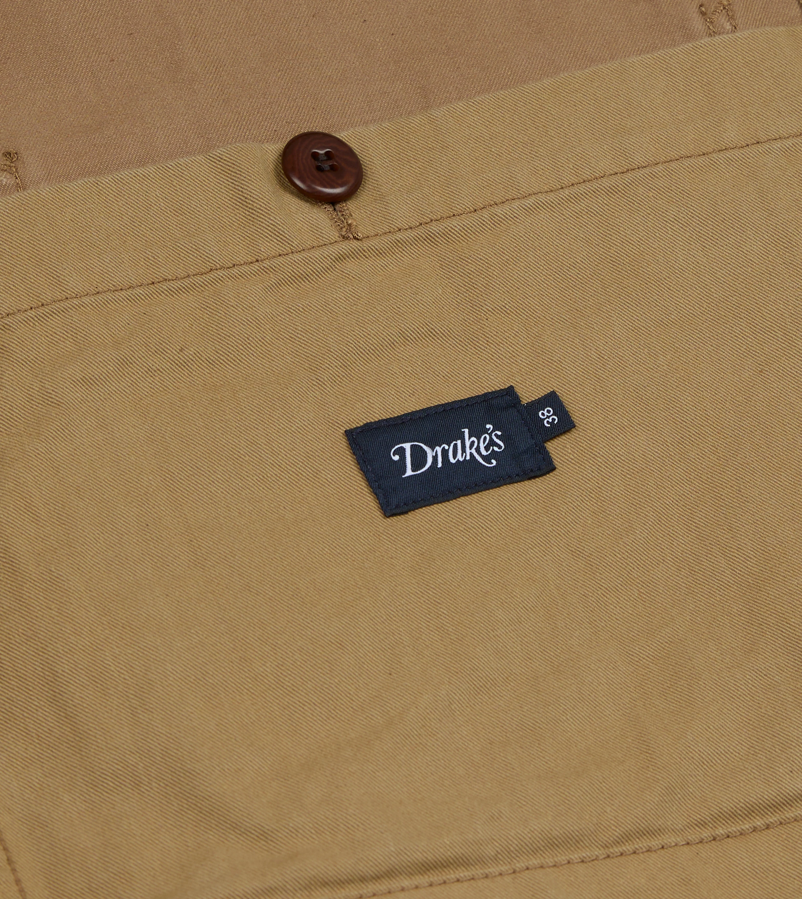 Tan Cotton Twill Fatigue Jacket - Image 6