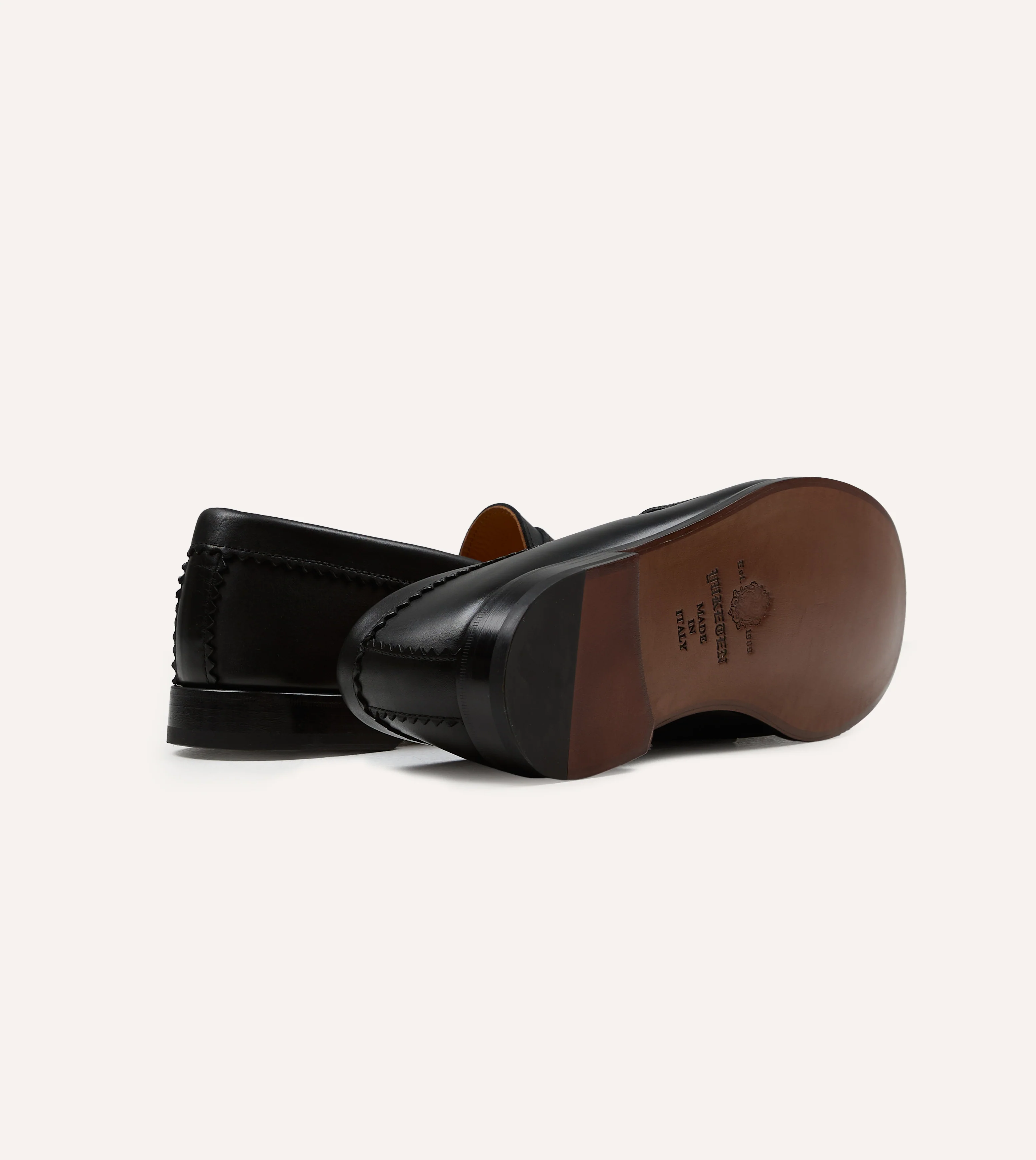 Yuketen Black Leather Rob's Loafer - Image 2