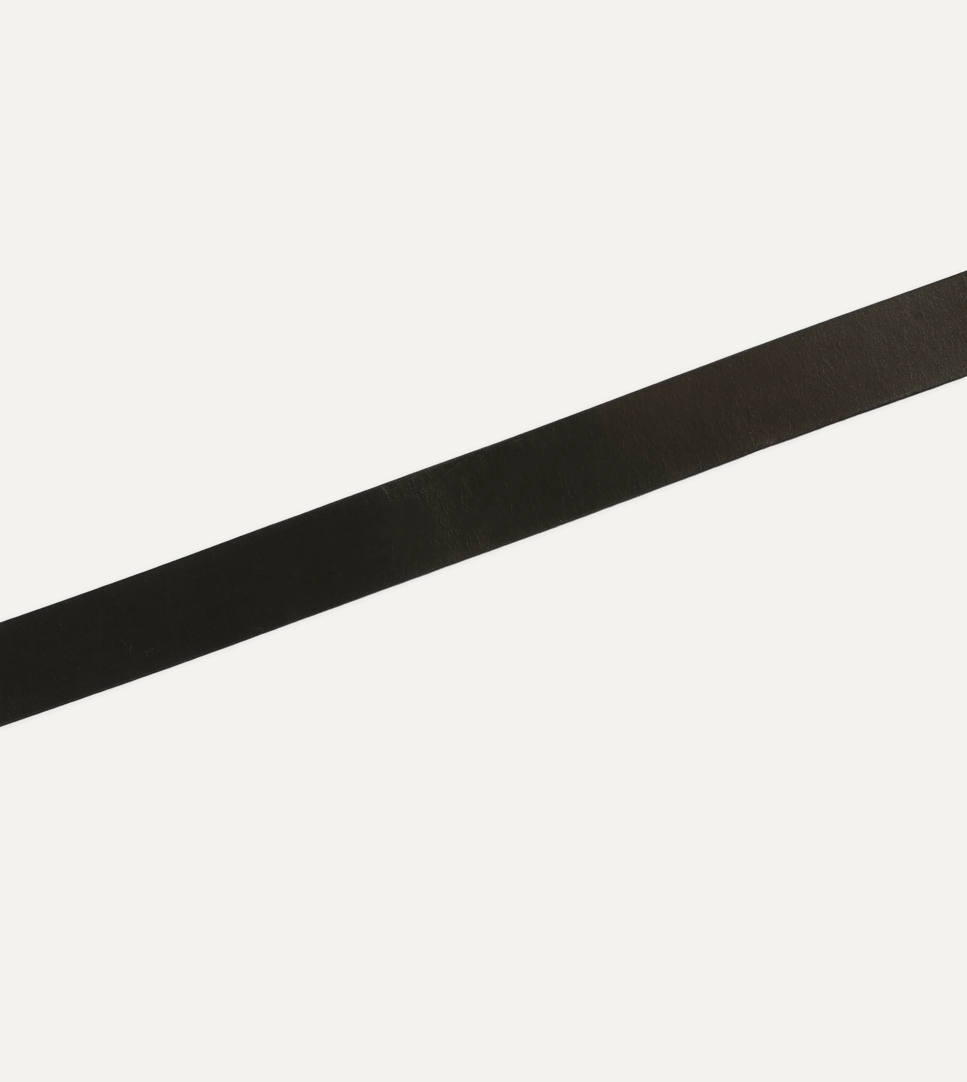 Yuketen Black Stitched D-Ring Belt - Image 4